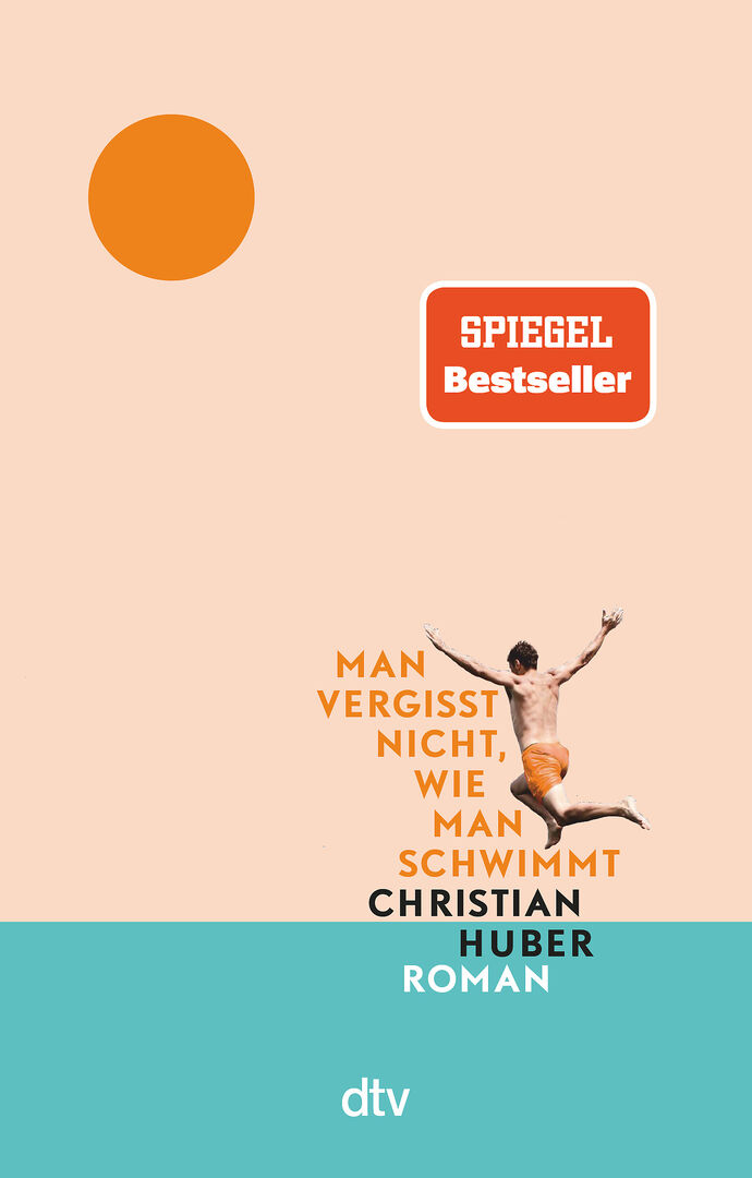 Buchcover zeigt einen Jungen, der ins Wasser springt