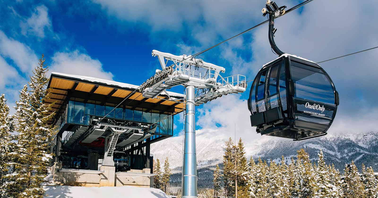 Die One&amp;Only Gondola in Big Sky (USA) der Dopplemayr-Gruppe