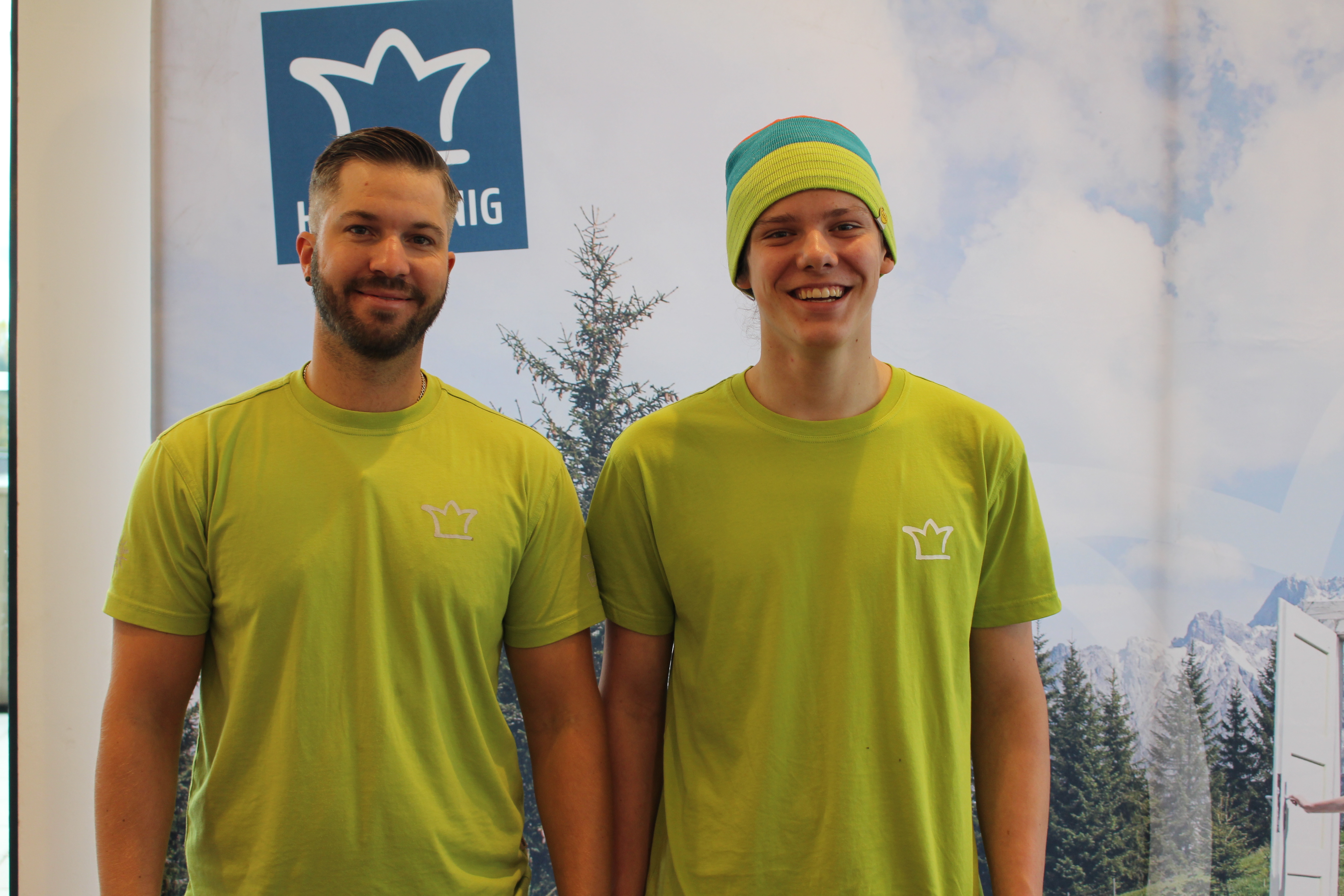 Aberg - Hinterthal - Bergbahnen: Daniel Langreiter und Fabio Grundner (v. li.).