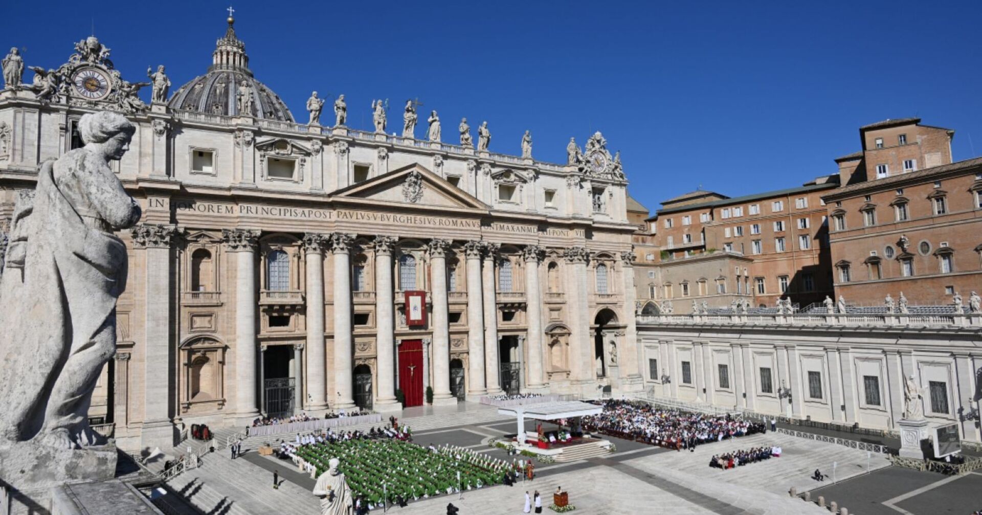 Der Petersdom in Rom.