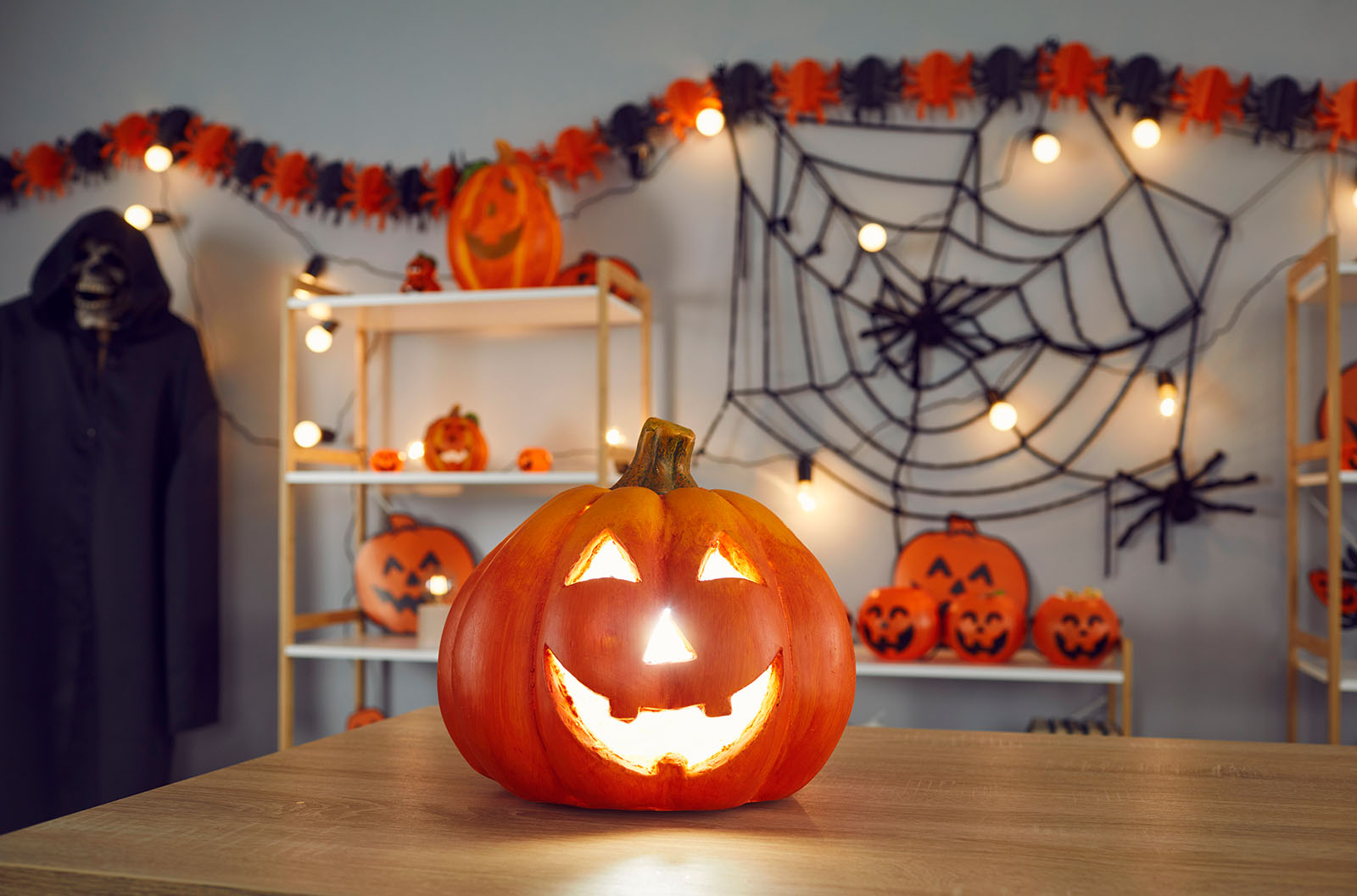 Spinnennetz an der Wand | Credit: iStock.com/Lacheev