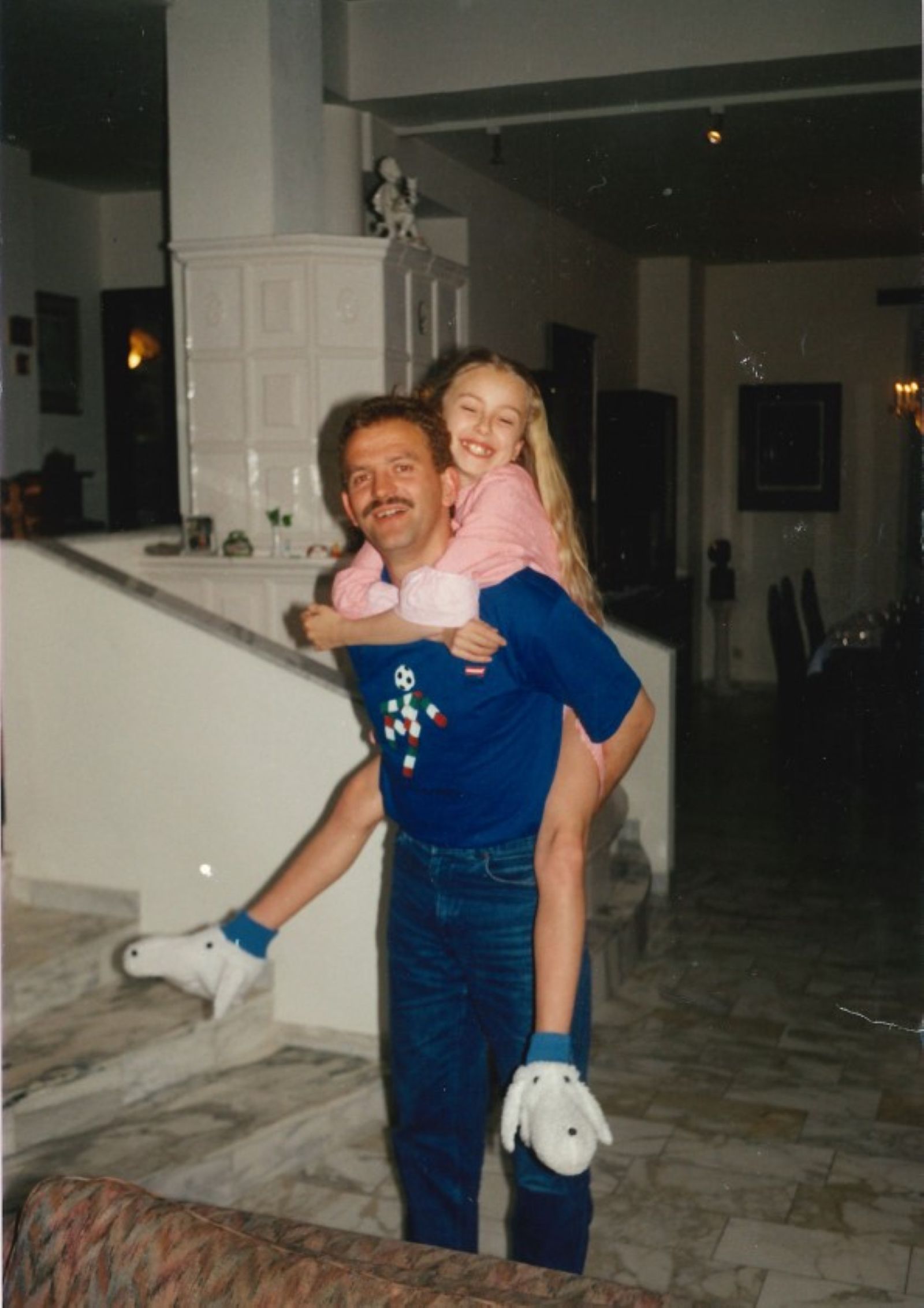 Herbert Prohaska und Tochter Barbara in ihrem Zuhause