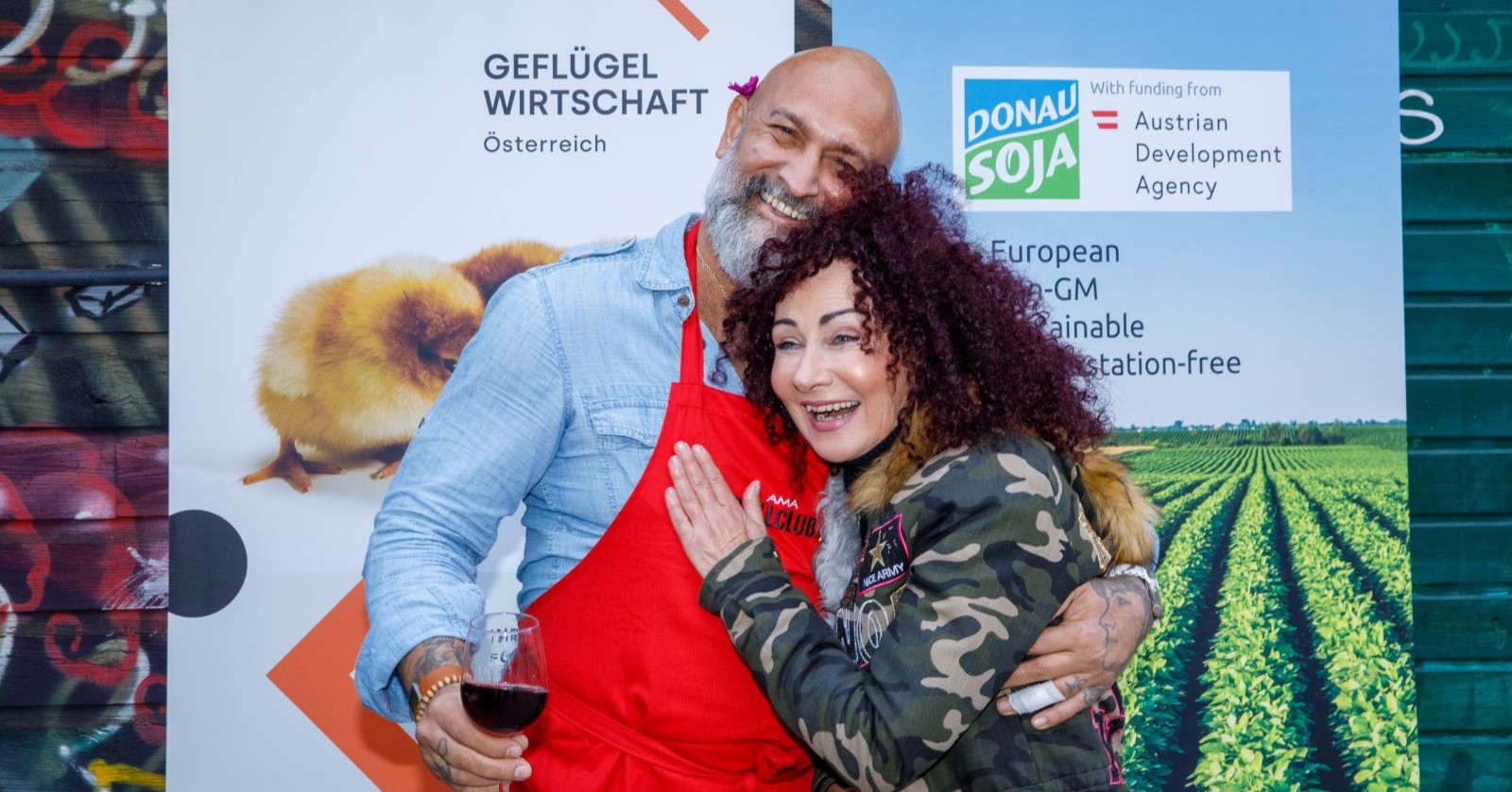 &quot;Mausi&quot; Lugner und Begleitung