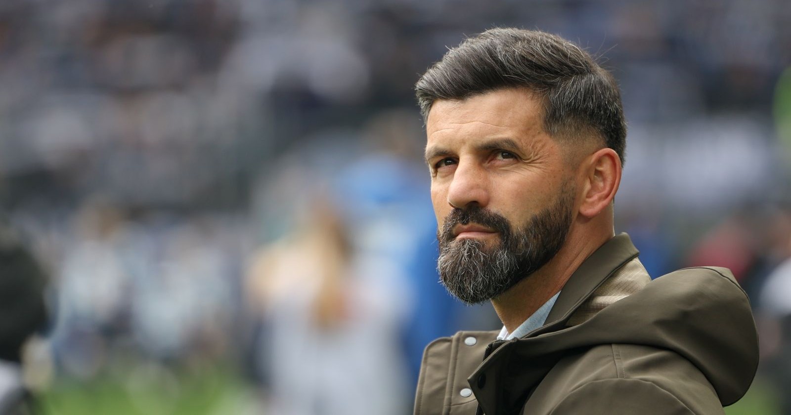 Miron Muslic, Trainer des FC Schalke 04 in Deutschland während eines Spiels der zweiten deutschen Bundesliga gegen Arminia Bielefeld