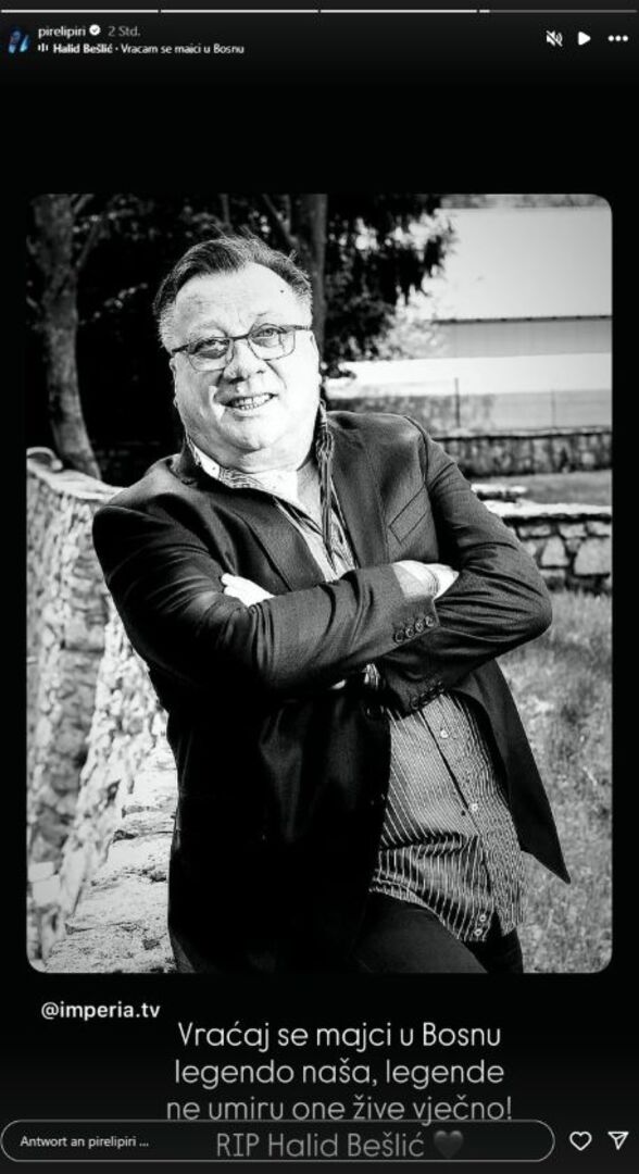 Halid Beslic mit verschränkten Armen