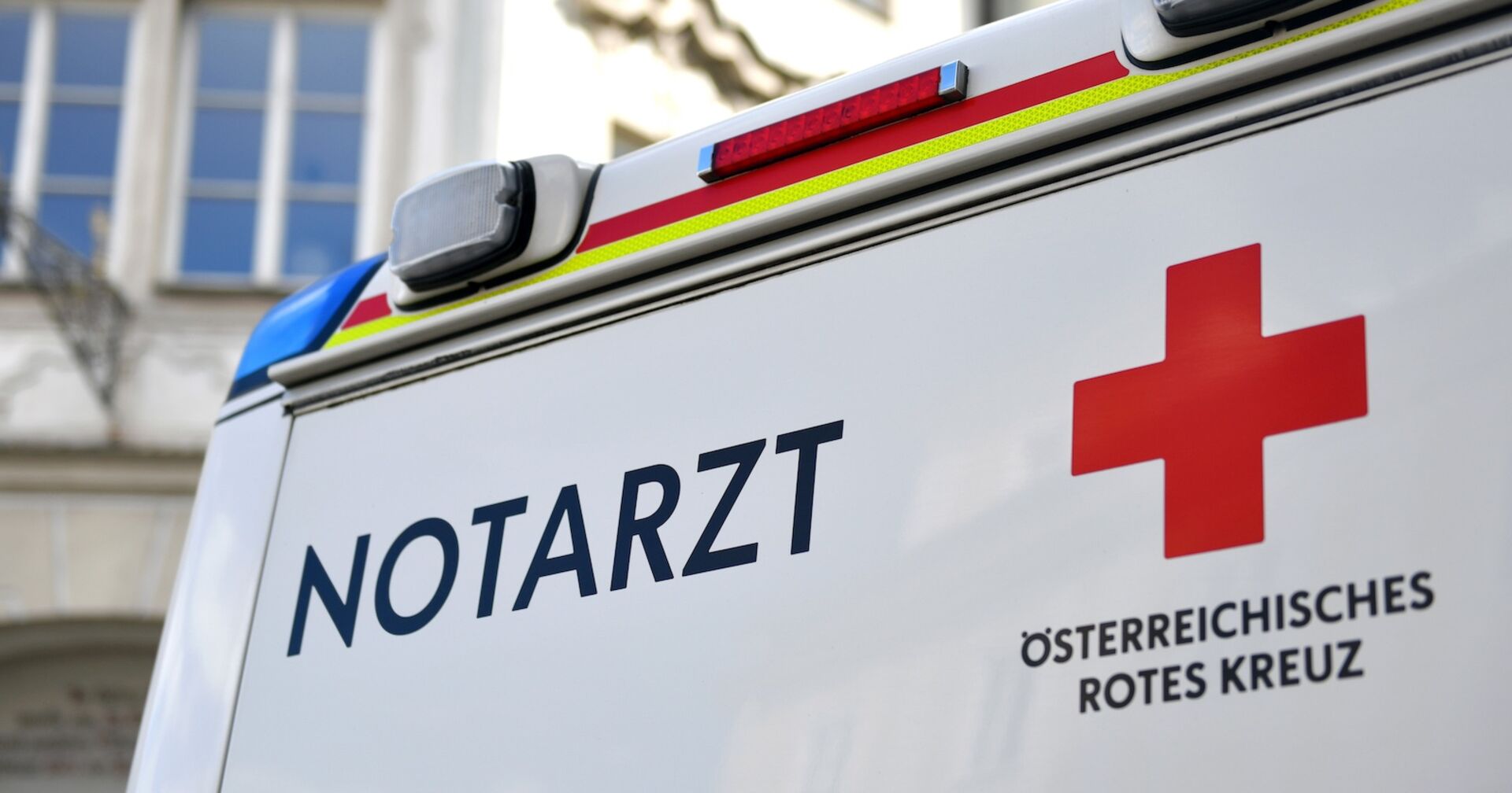 Notarztwagen von Außen