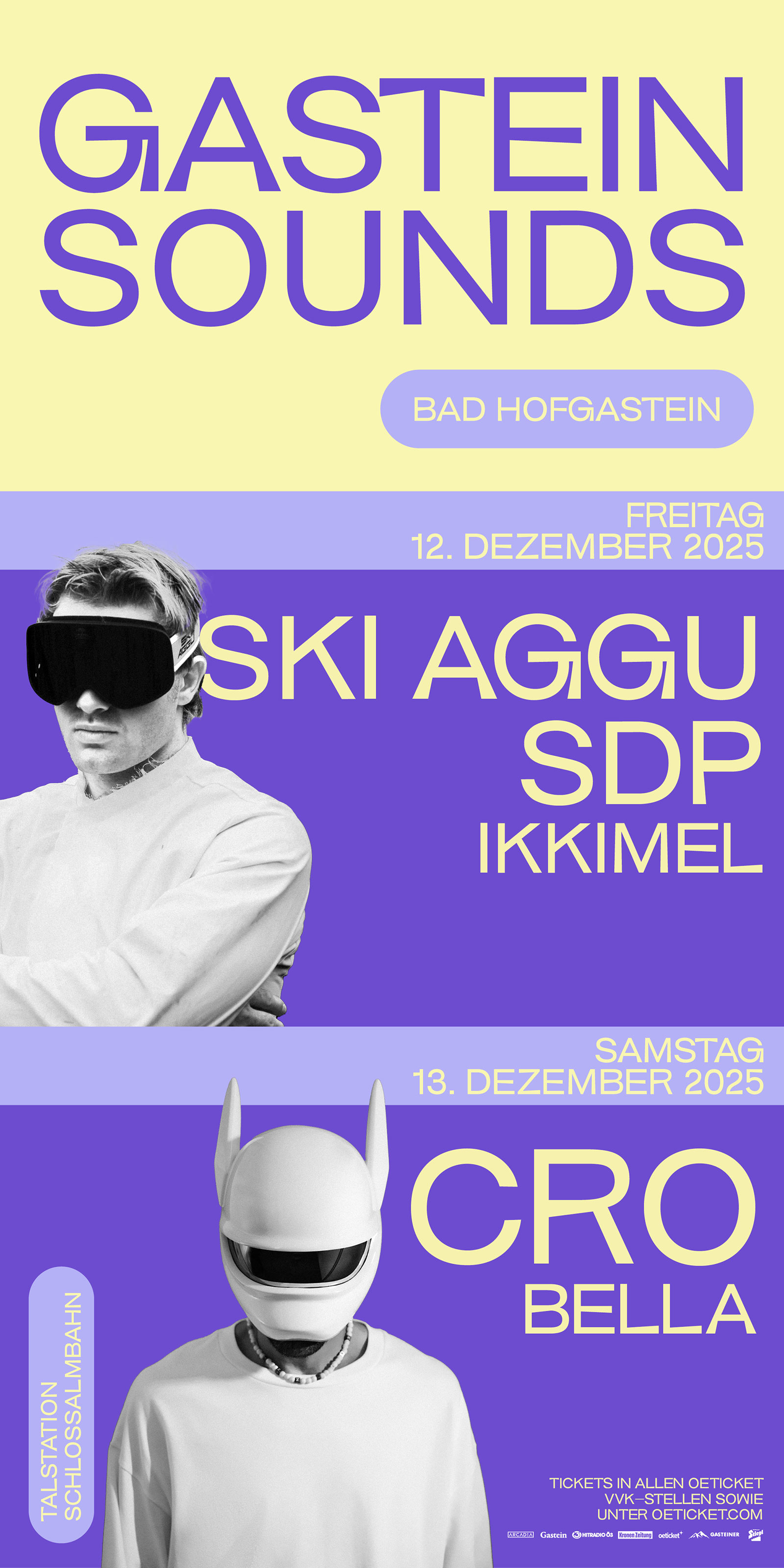 Event-Plakat zu den Gastein Sounds | Credit: Gasteiner Bergbahnen