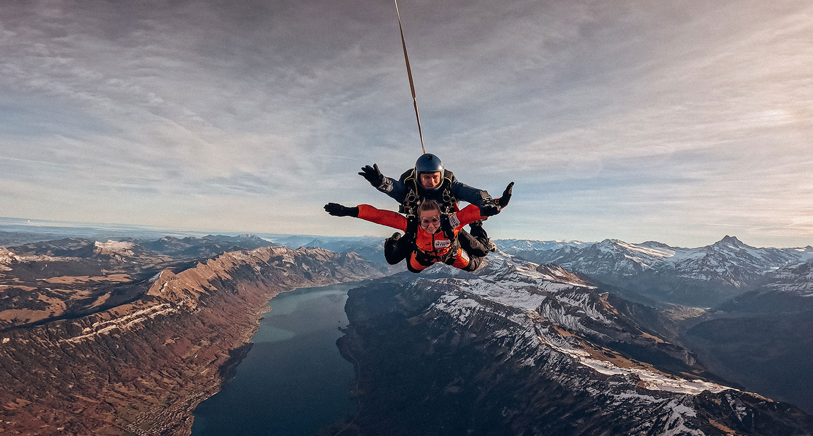 Sarah Kaufmann beim Tandemsprung | Credit: Sarah Kaufmann