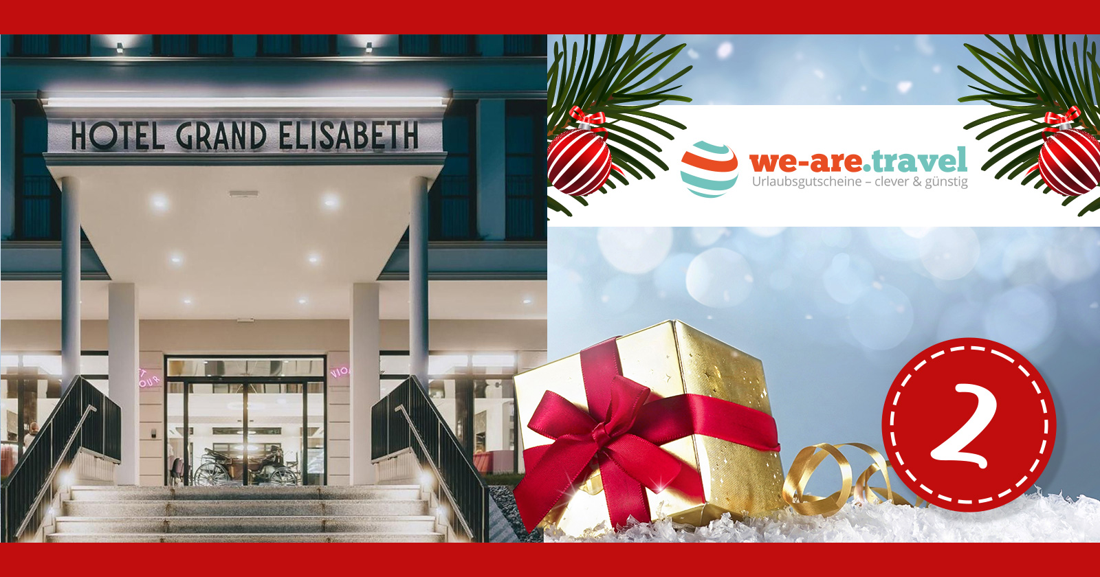 Hotel bei Nacht von außen | Credit: we-are.travel