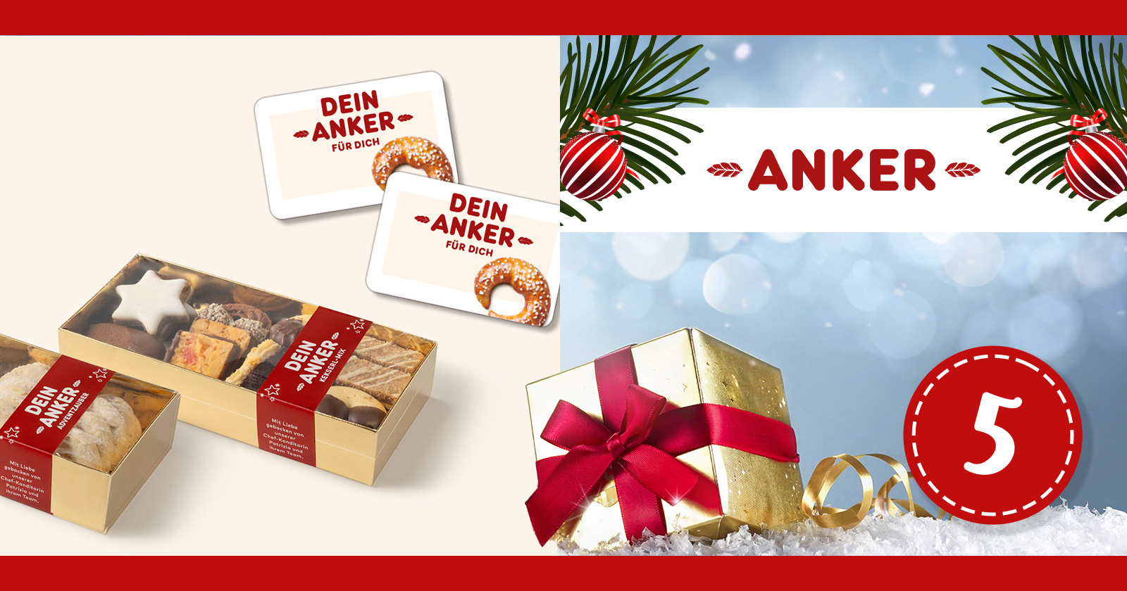 Verpackte Weihnachtskekse | Credit: ANKER