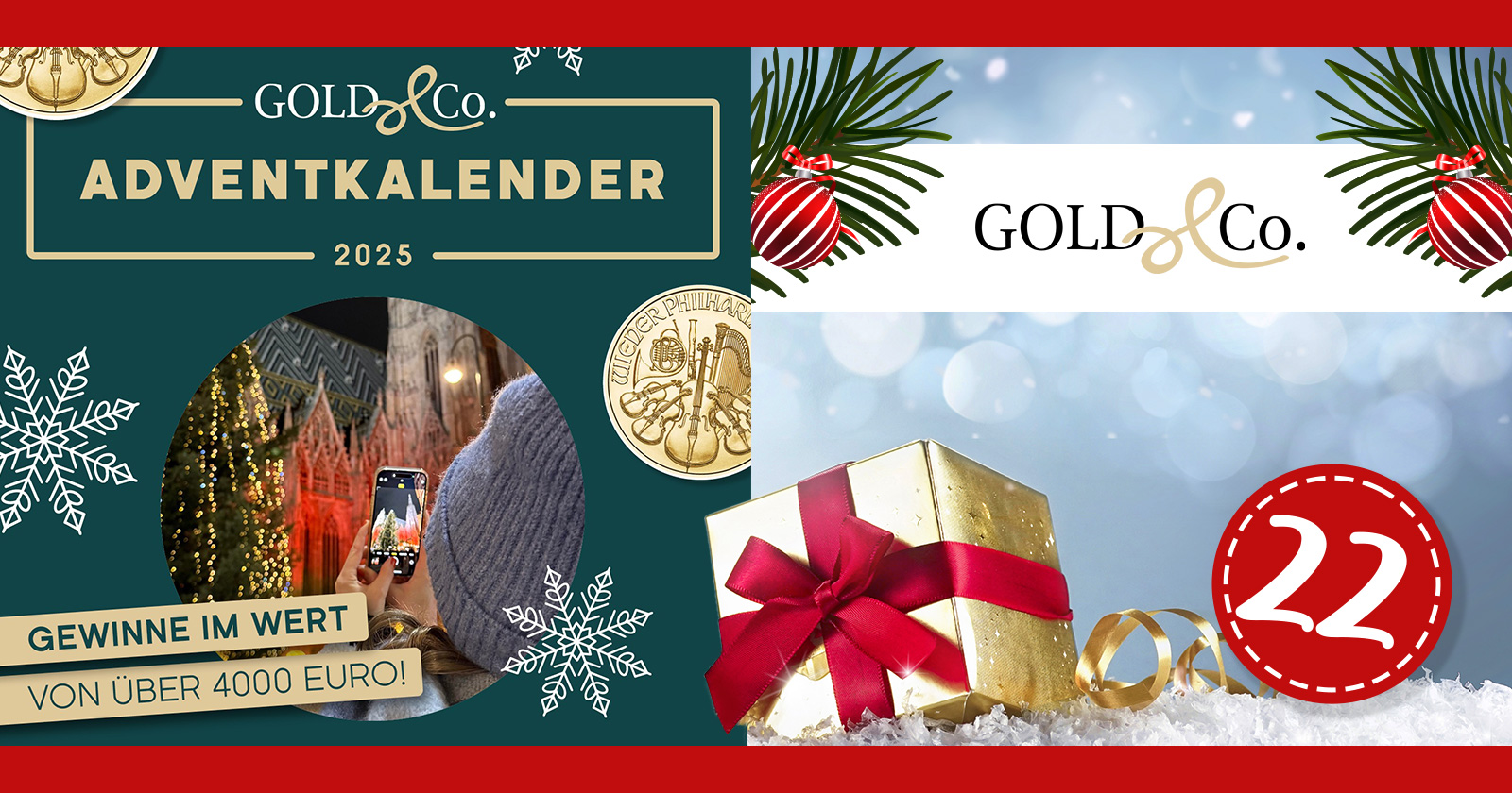 Adventkalender von Gold&amp;Co. | Credit: Gold&amp;Co.