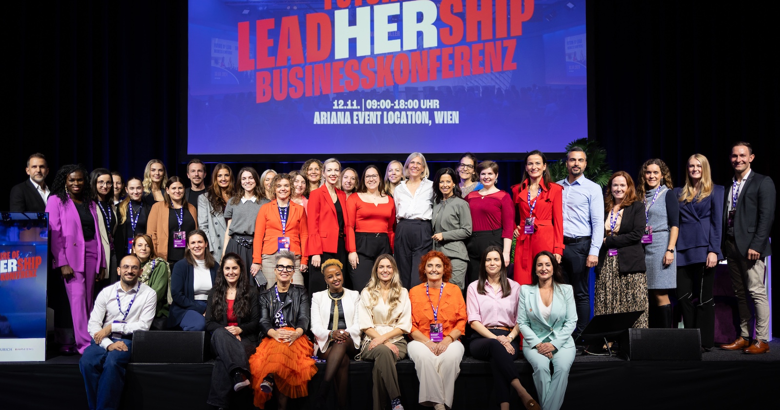 Gruppenbild auf der Bühne