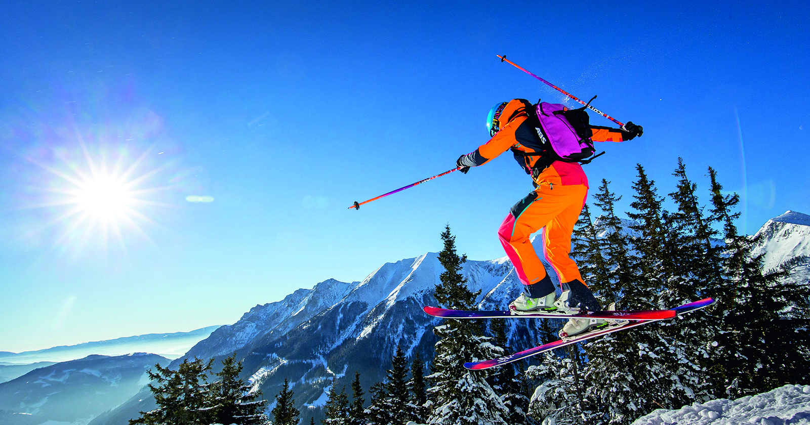 Skifahrer auf der Piste | Credit: Präbichl Bergbahnen I Tom Lamm