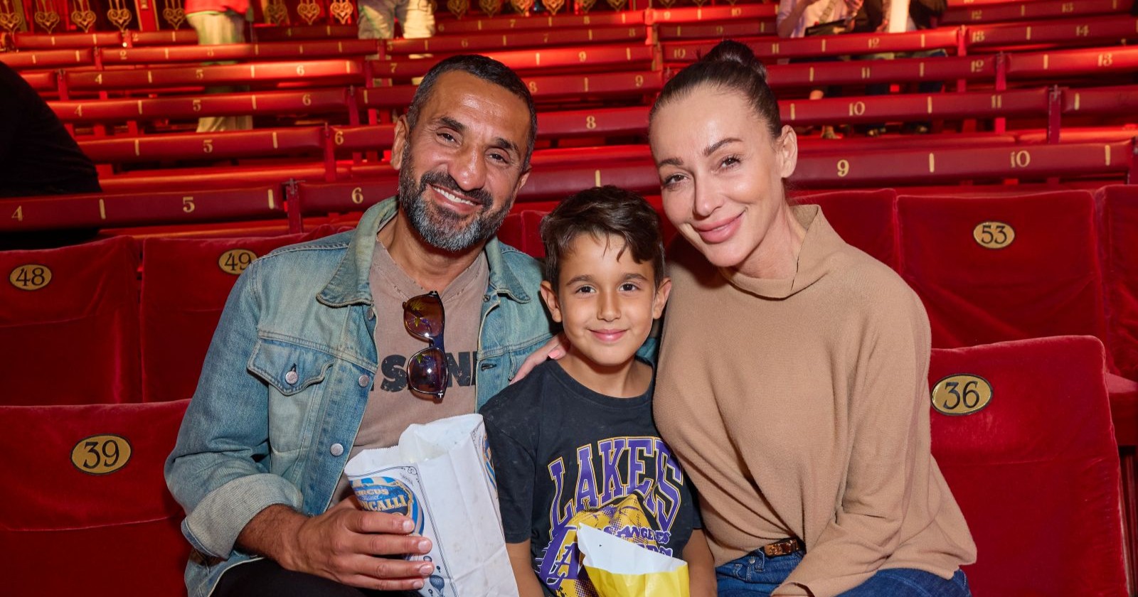 Fadi Merza mit Ehefrau und Sohn