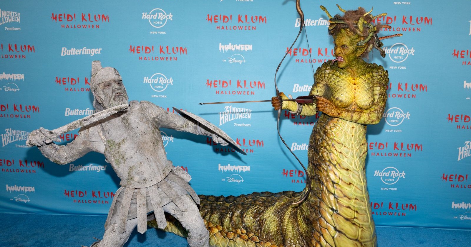 Heidi Klum und Tom Kaulitz in ihren Halloween-Kostümen.