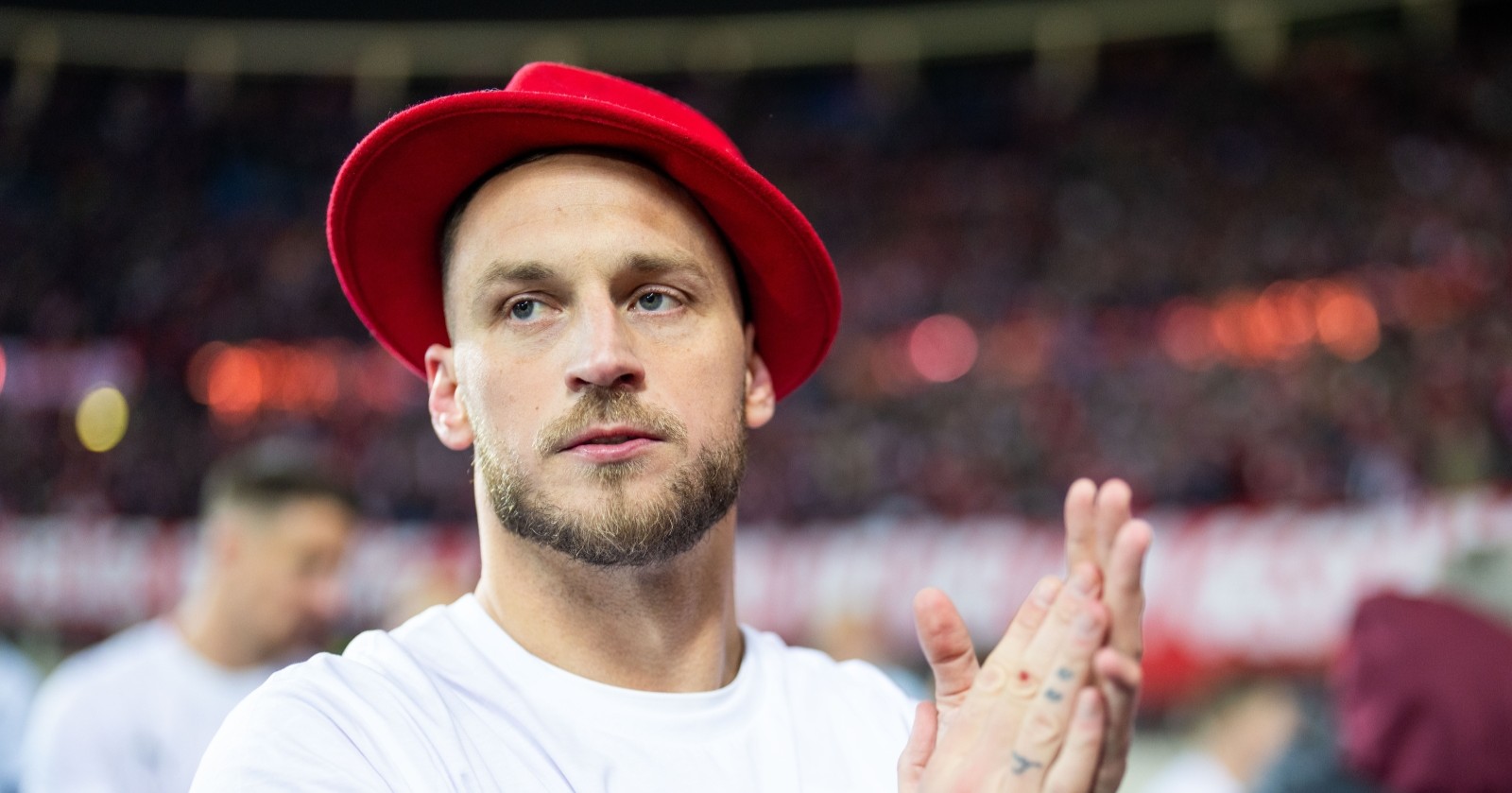 Marko Arnautović zeigt nach dem 1:1 gegen Bosnien seine emotionalste Seite.