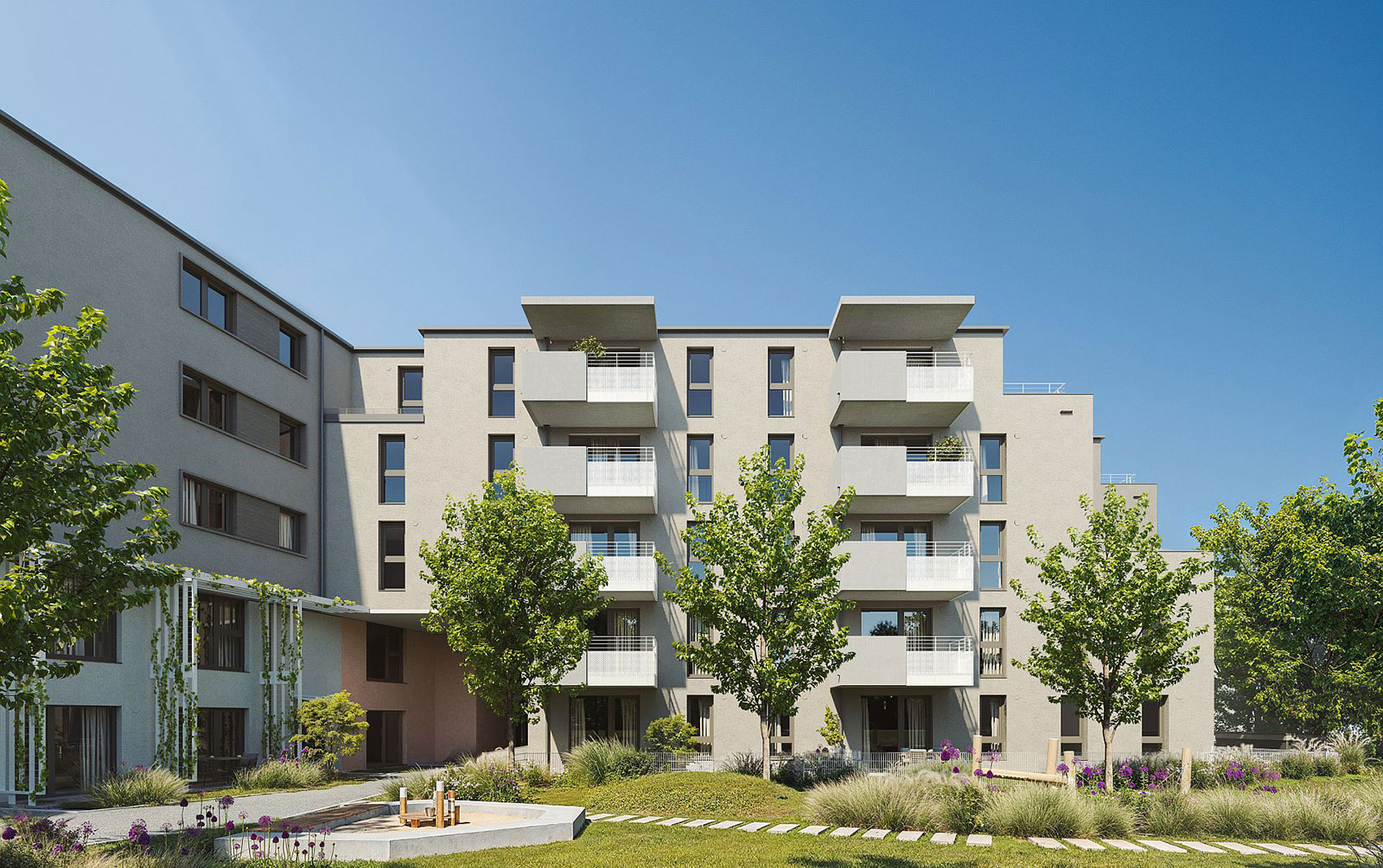 Moderne Wohnanlage in St. Pölten | Credit: ©Architekten Maurer &amp; Partner ZT GMBH