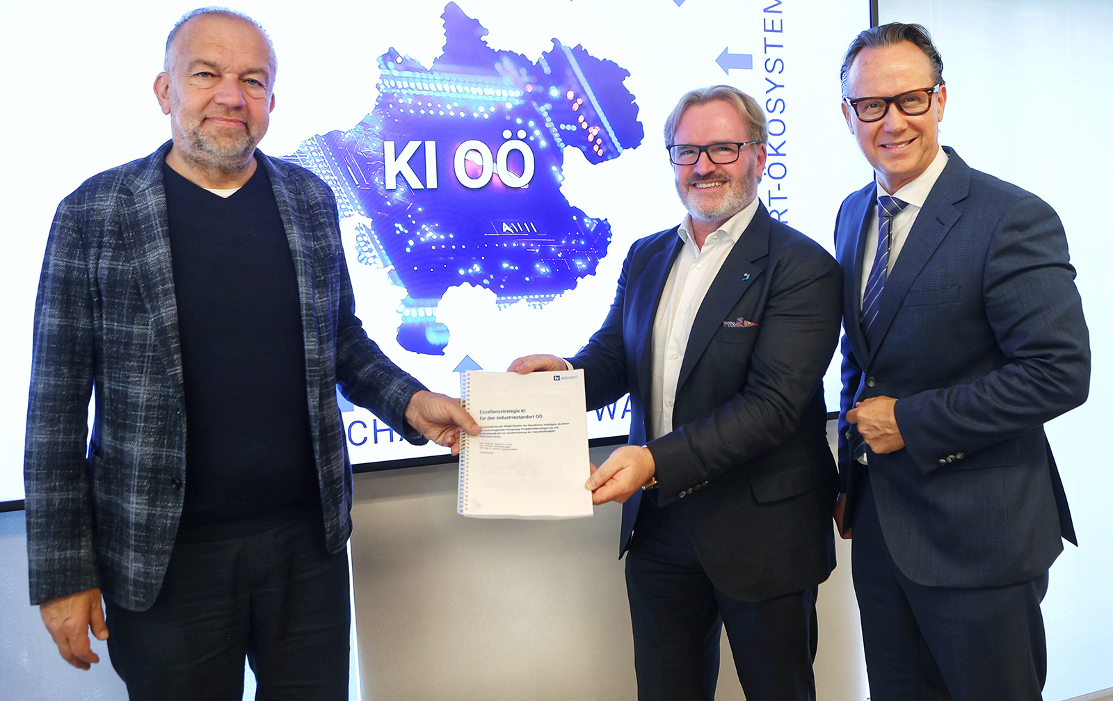 Meinhard Lukas, Thomas Bründl und Joachim Haindl-Grutsch | Credit: IV OÖ/Andreas Maringer