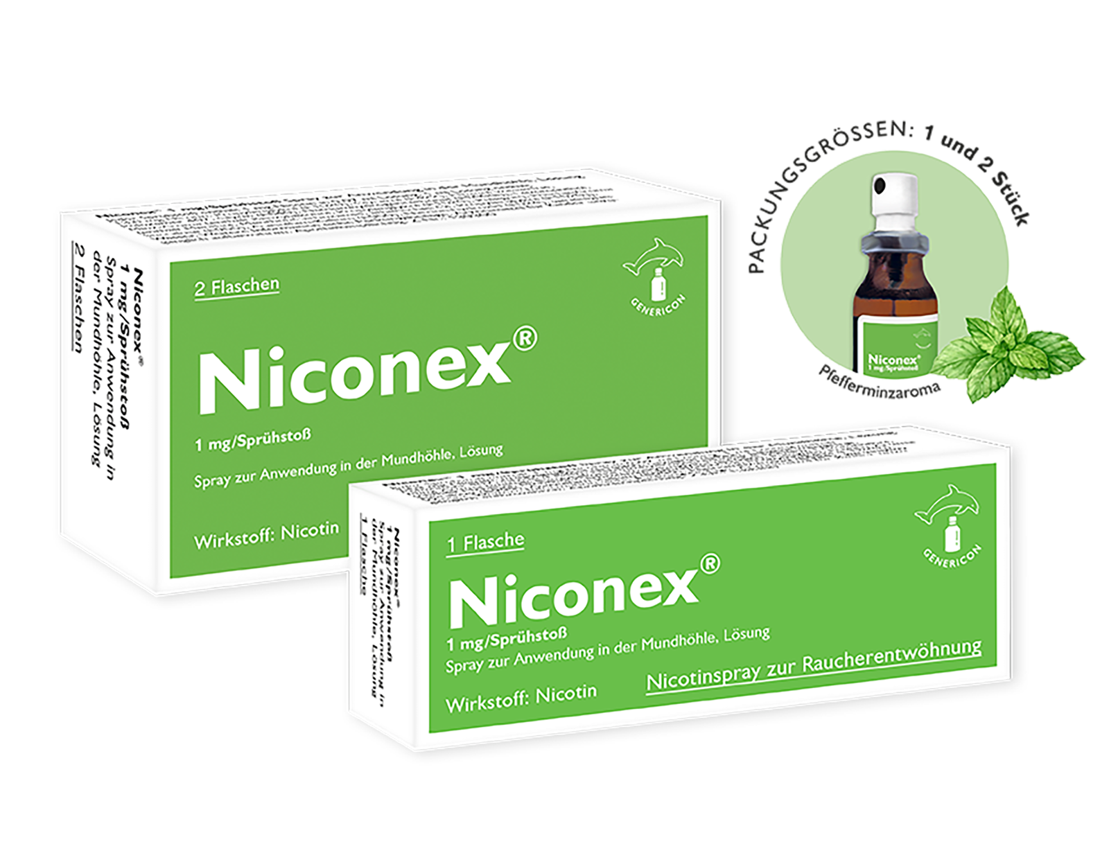 Grüne Verpackung für Medikamente | Credit: Niconex