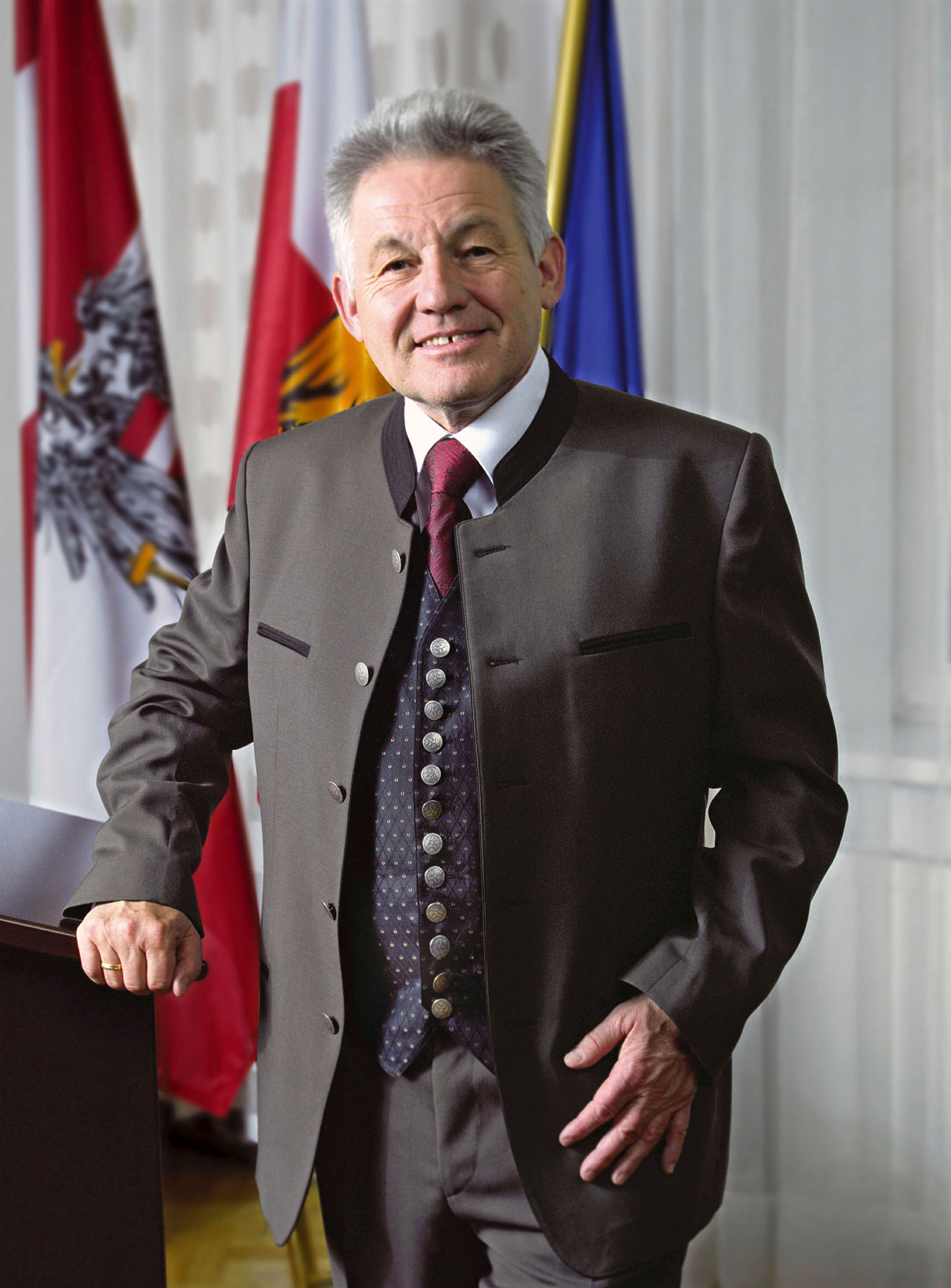 Josef Pühringer in Tracht | Credit: Stefan Braun