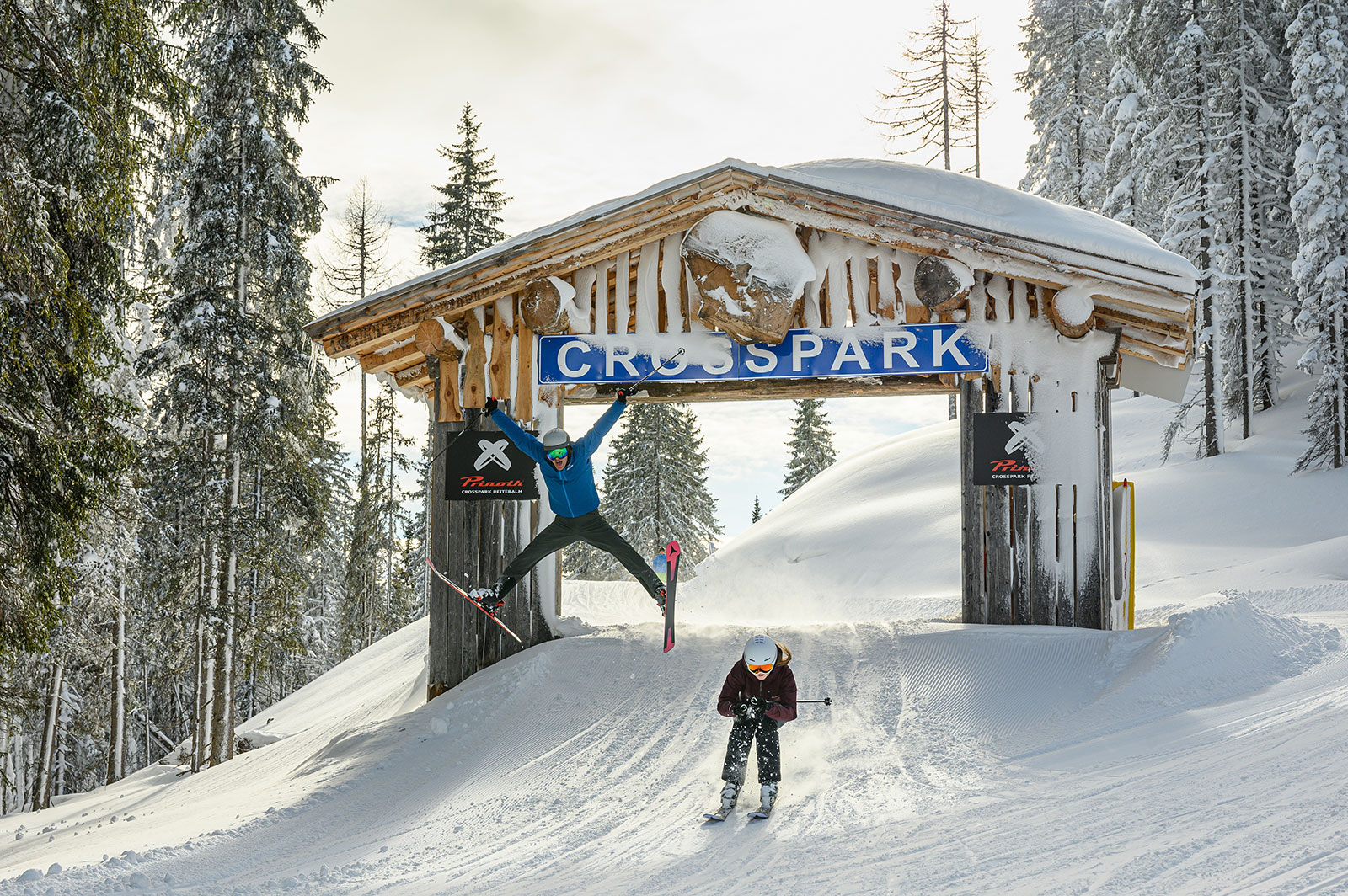 Skifahrer auf der Piste | Credit: Reiteralm Bergbahnen/Lorenz Masser