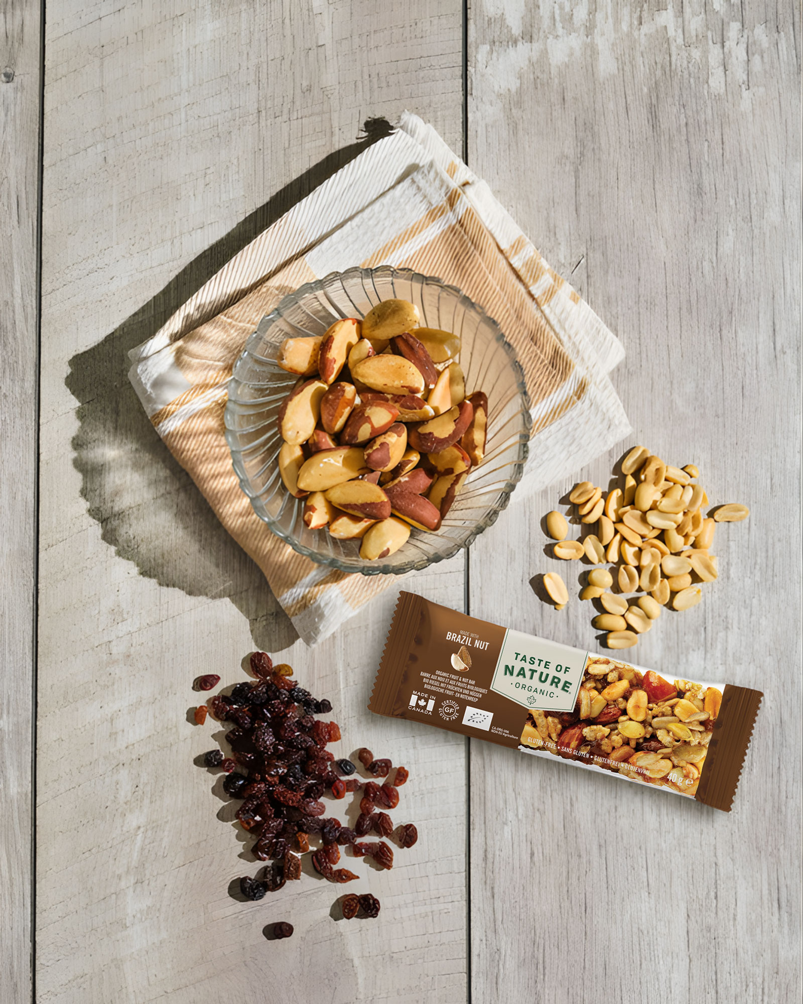 Taste of Nature Riegel in der Geschmacksrichtung Brazil Nut | Credit: Taste of Nature