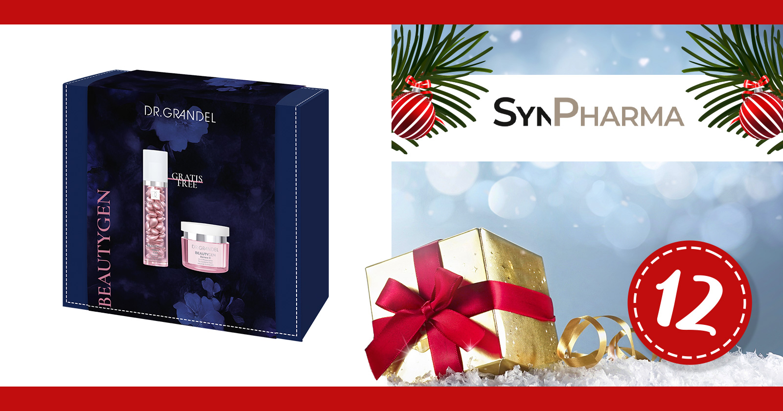 Geschenkbox mit Pflegeprodukten von DR. GRANDEL | Credit: SYNPHARMA