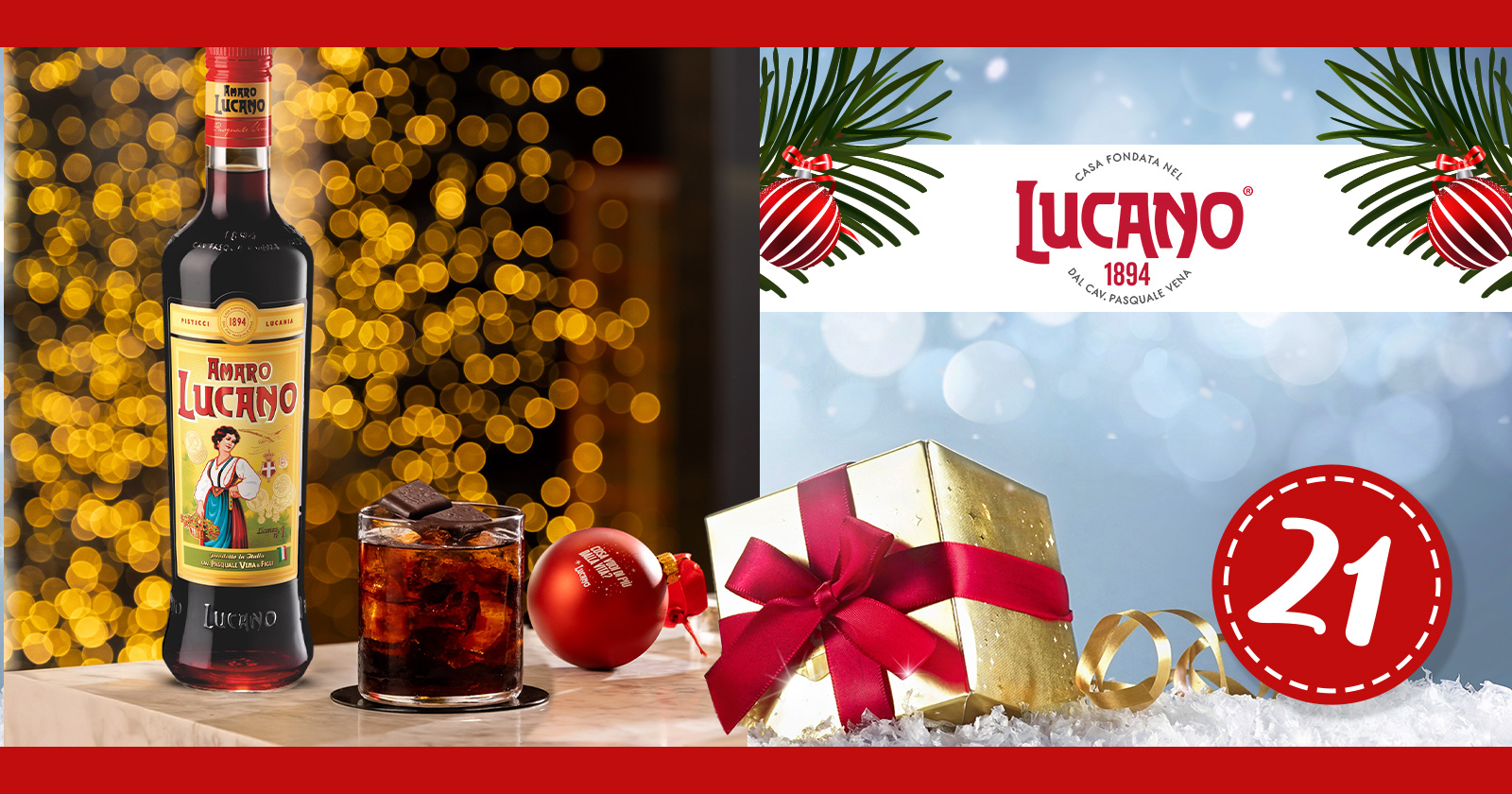 Eine Flasche Lucano Amaro | Credit: Coca-Cola HBC Österreich