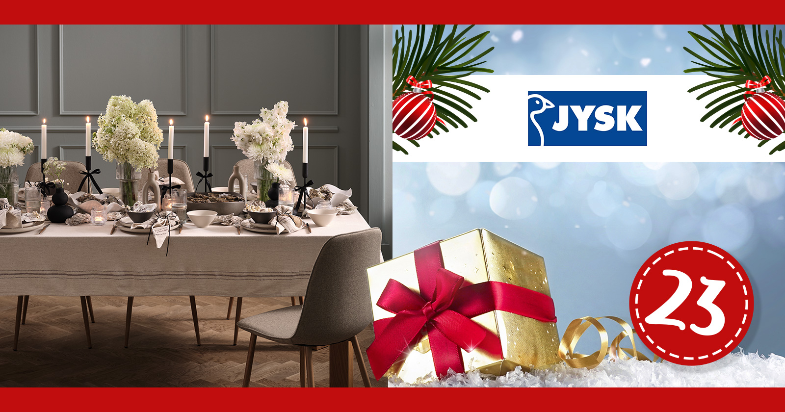 Festlich gedeckter Tisch | Credit: JYSK