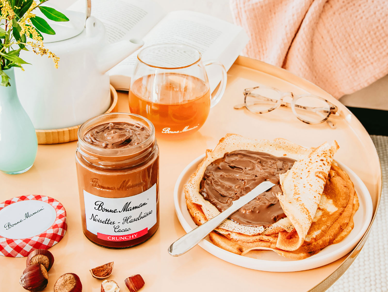 Aufstrich aus Haselnüssen und Kakao | Credit: Bonne Maman