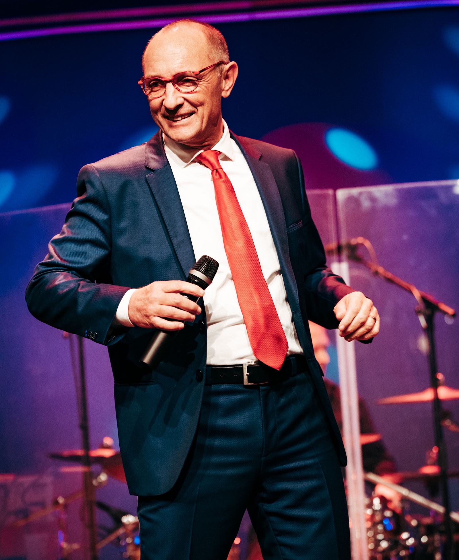 Porträt auf der Bühne