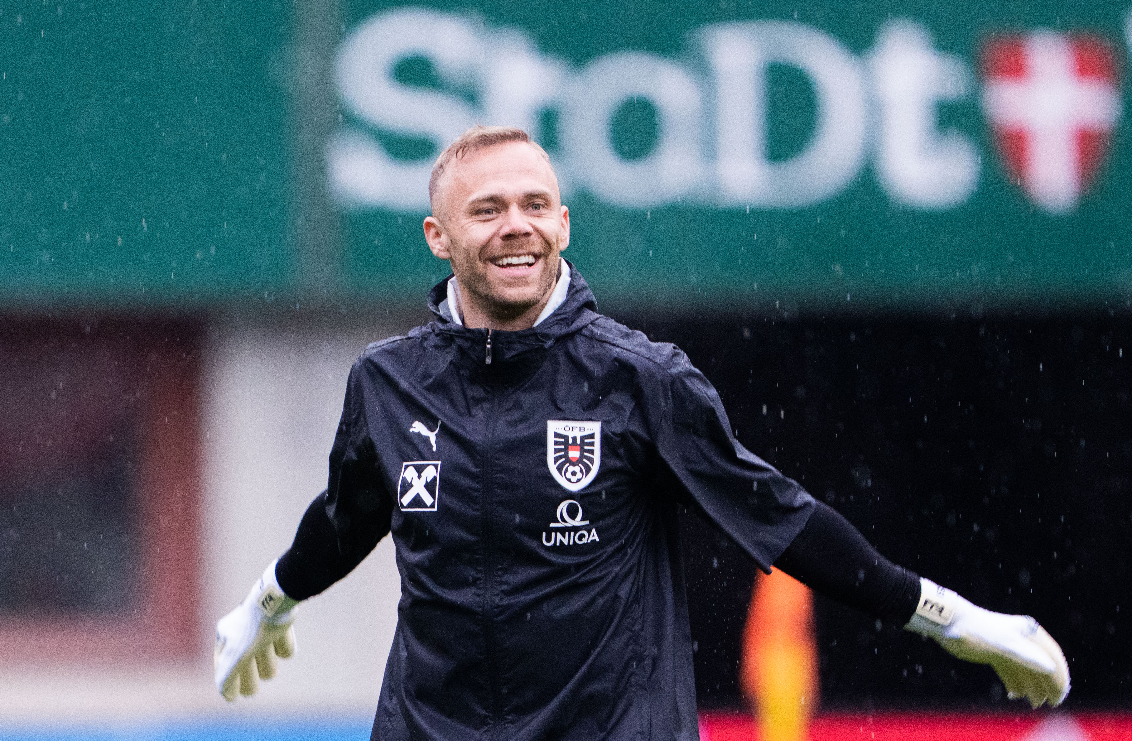 Alexander Schlager am Montag, 17. November 2025, im Rahmen des Abschlusstrainings des ÖFB-Teams vor dem Spiel gegen Bosnien-Herzegowina in Wien.