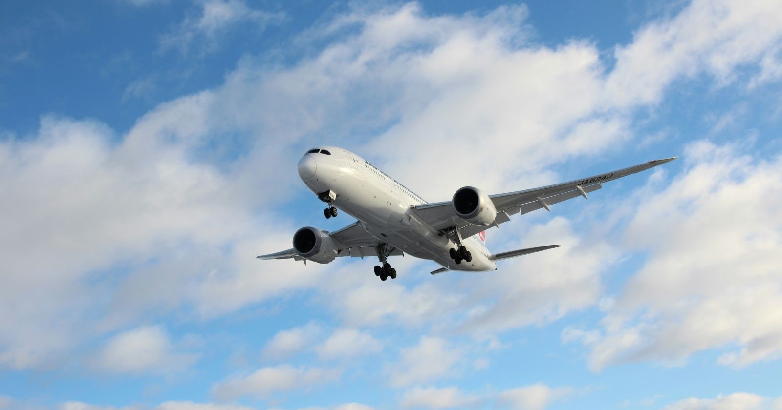 Flugzeug in der Luft