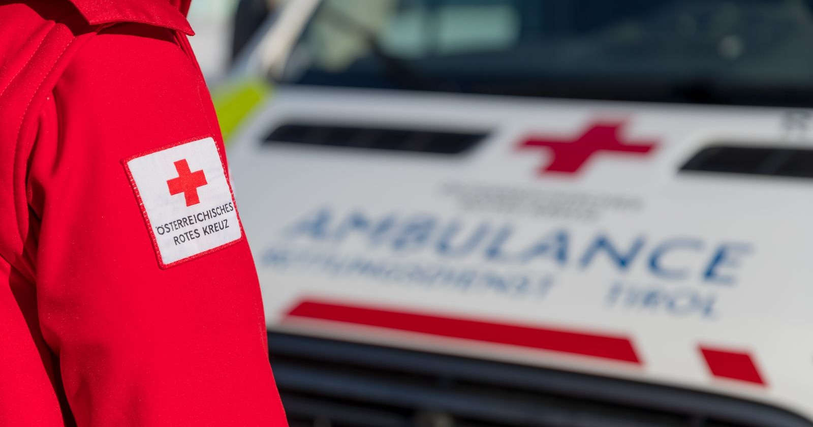 Sanitäter vom Roten Kreuz