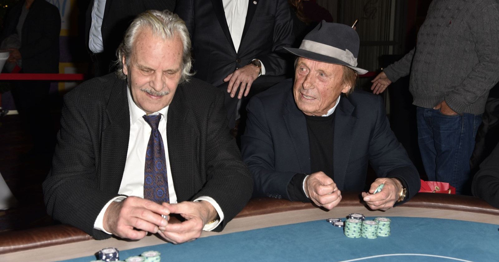 Peter Sattmann während eines Benefizpokerturniers