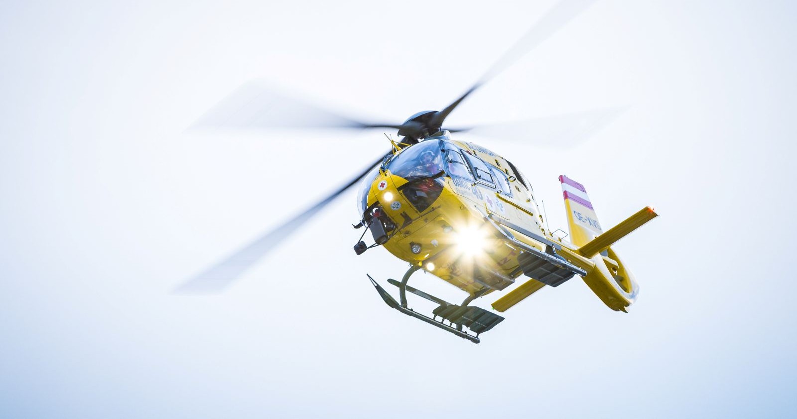 ÖAMTC-Hubschrauber im Einsatz.