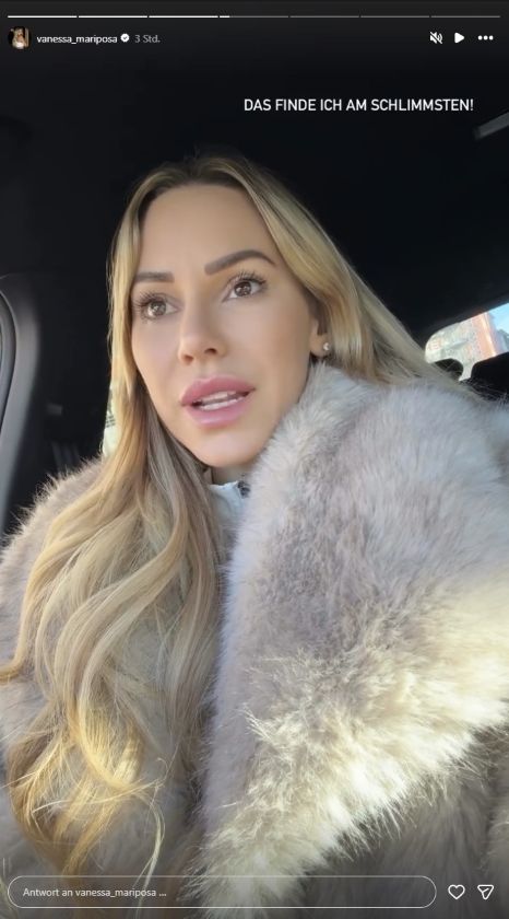 Vanessa Mariposa mit Pelzjacke