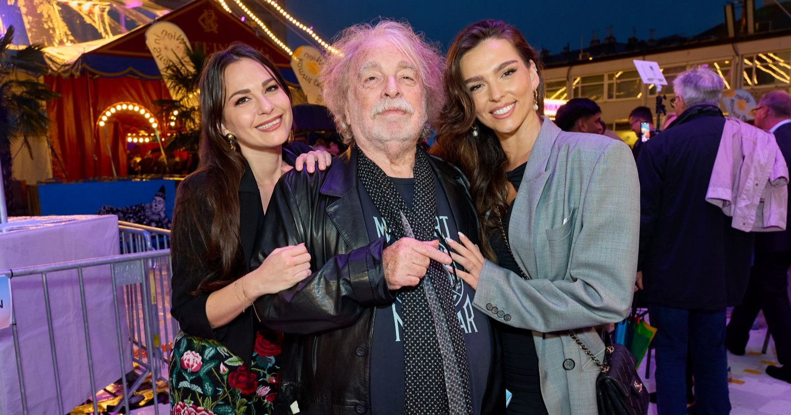 Bernhard Paul und Töchter Vivian und Lili Paul Roncalli