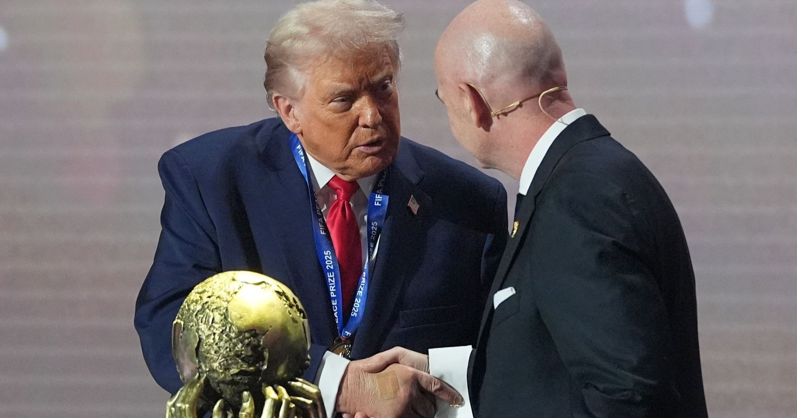 FIFA-Präsident Gianni Infantino und US-Präsident Donald Trump in Washington
