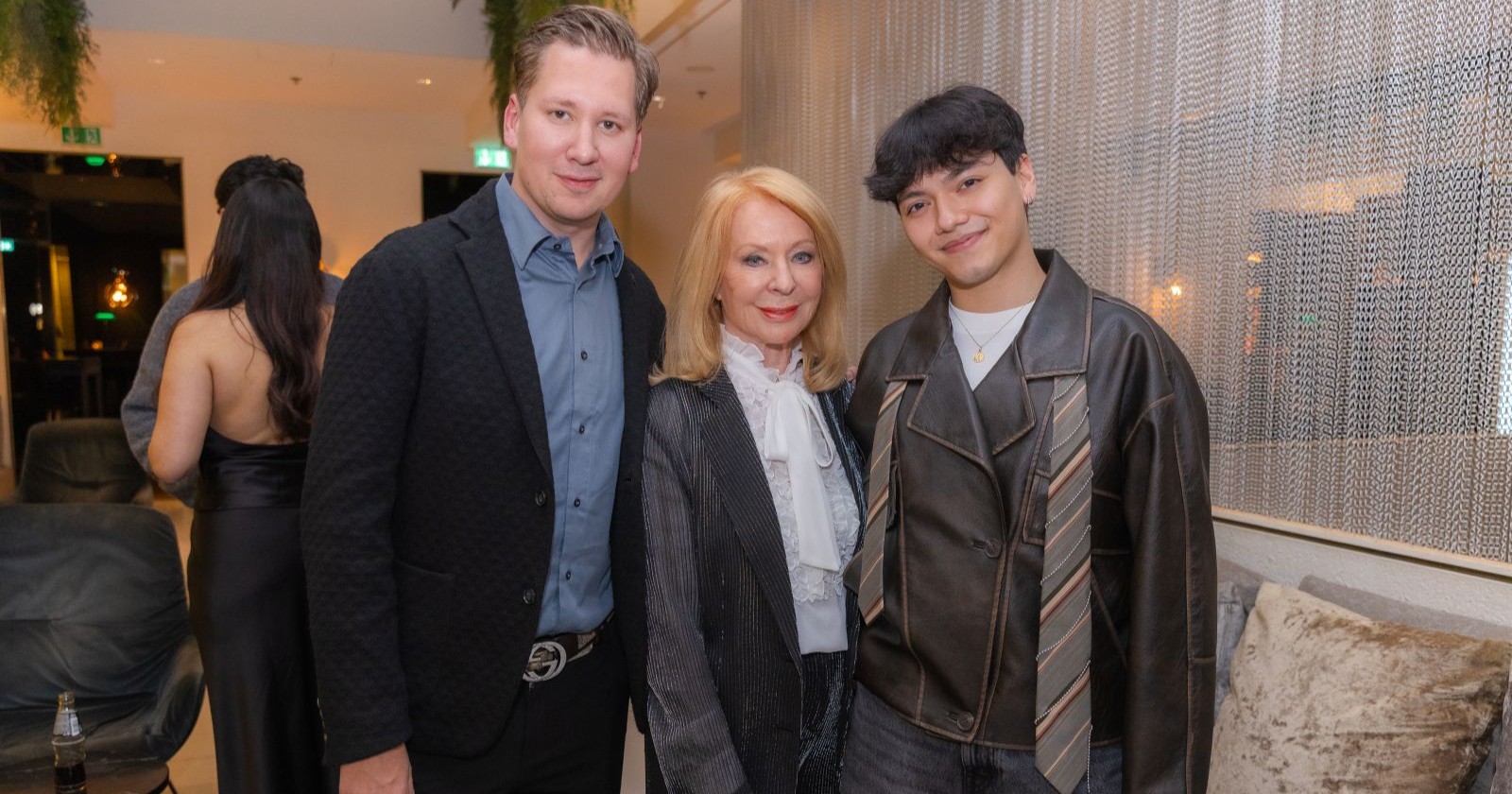 Porträt nebeneinander stehend