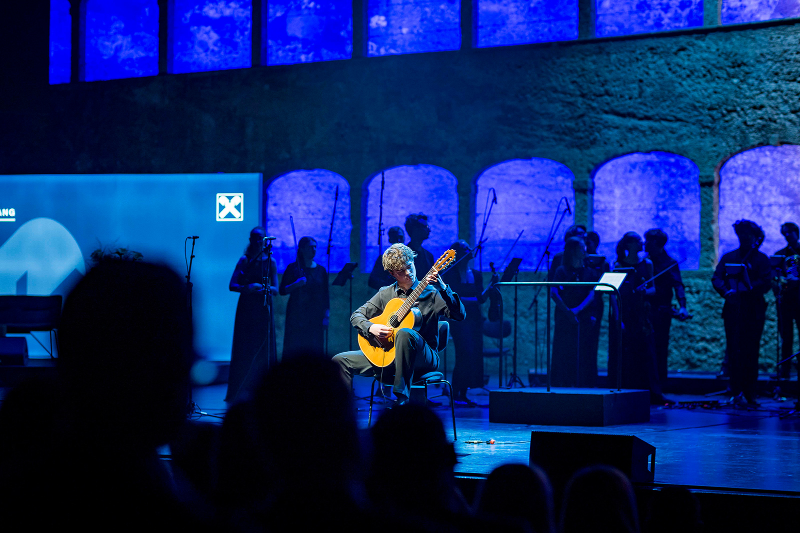Klassischer Gitarrist auf der Bühne | Credit: RVS