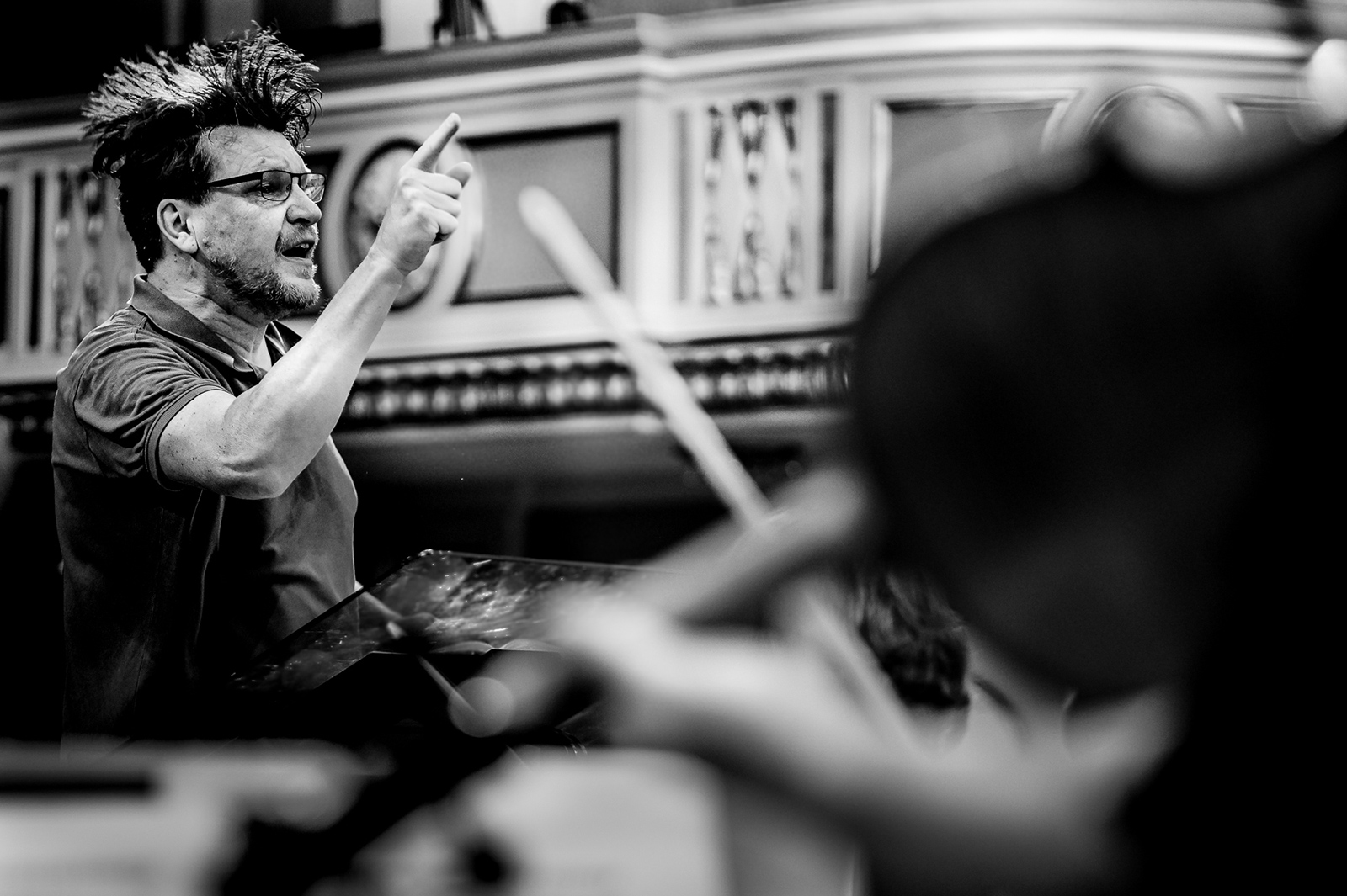 Helmut Zeilner beim Dirigieren | Credit: Sven Kristian Wolf