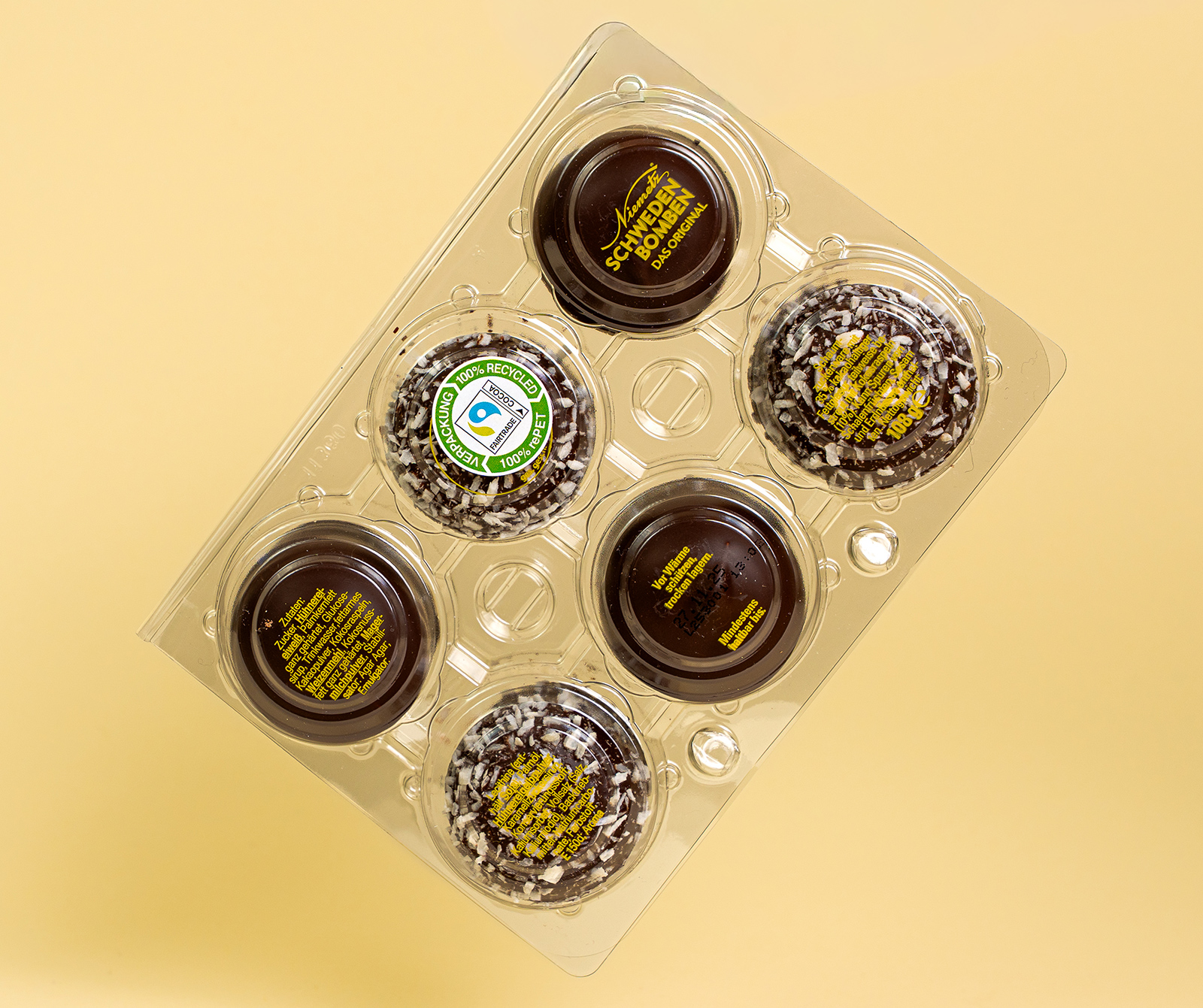 Eine transparente Verpackung Schwedenbomben | Credit: Niemetz