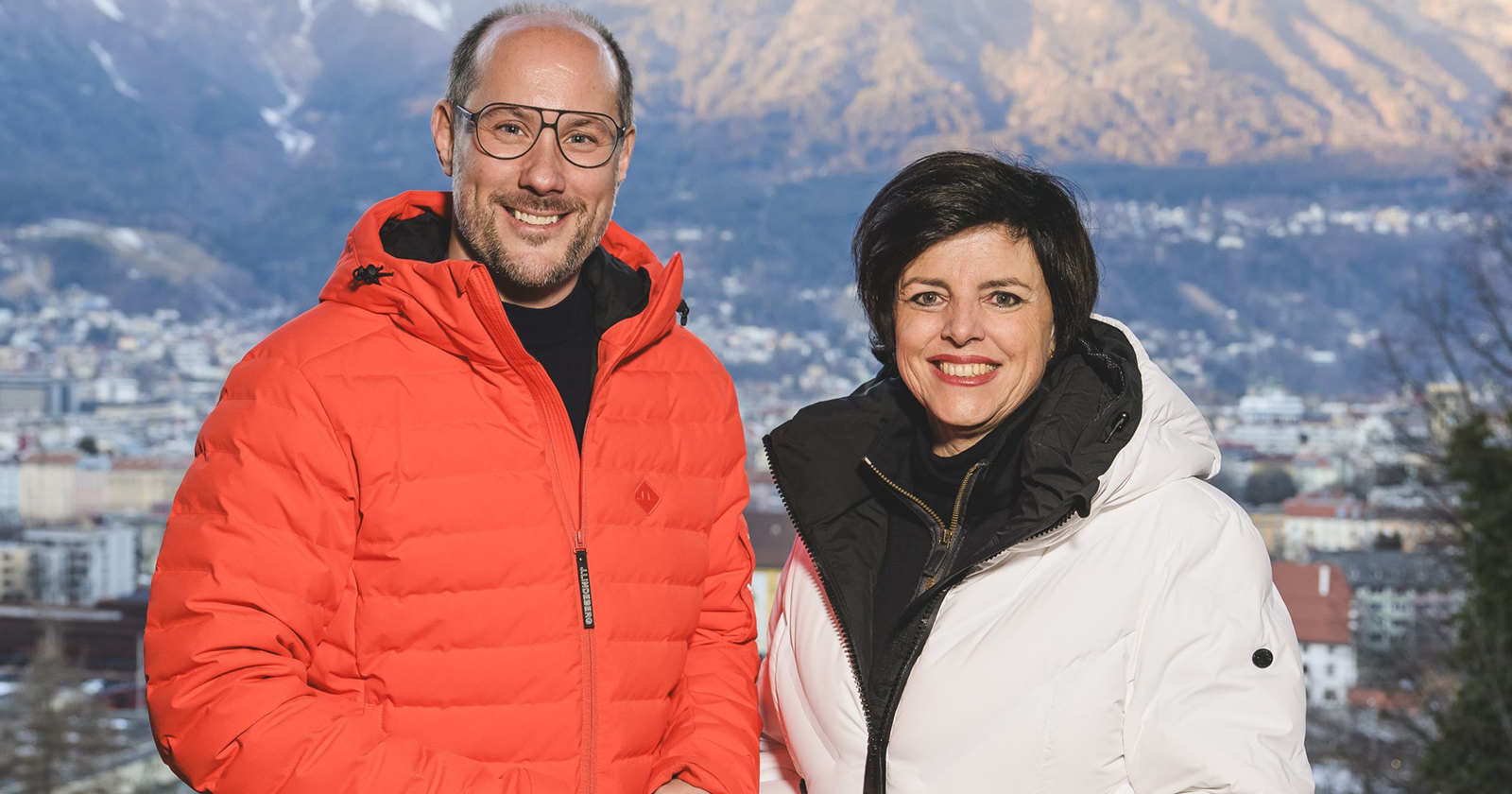 Tourismuslandesrat Mario Gerber und Tirol Werbung-Geschäftsführerin Karin Seiler | Credit: Tirol Werbung/Franz Oss