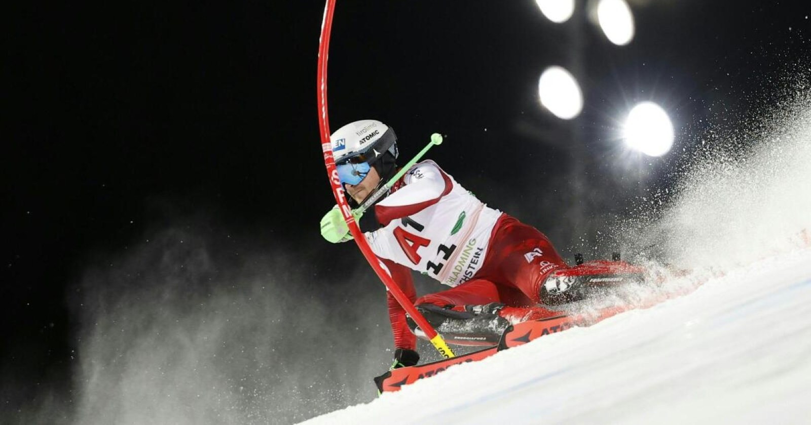 Fabio Gstrein auf der Planai in Schladming