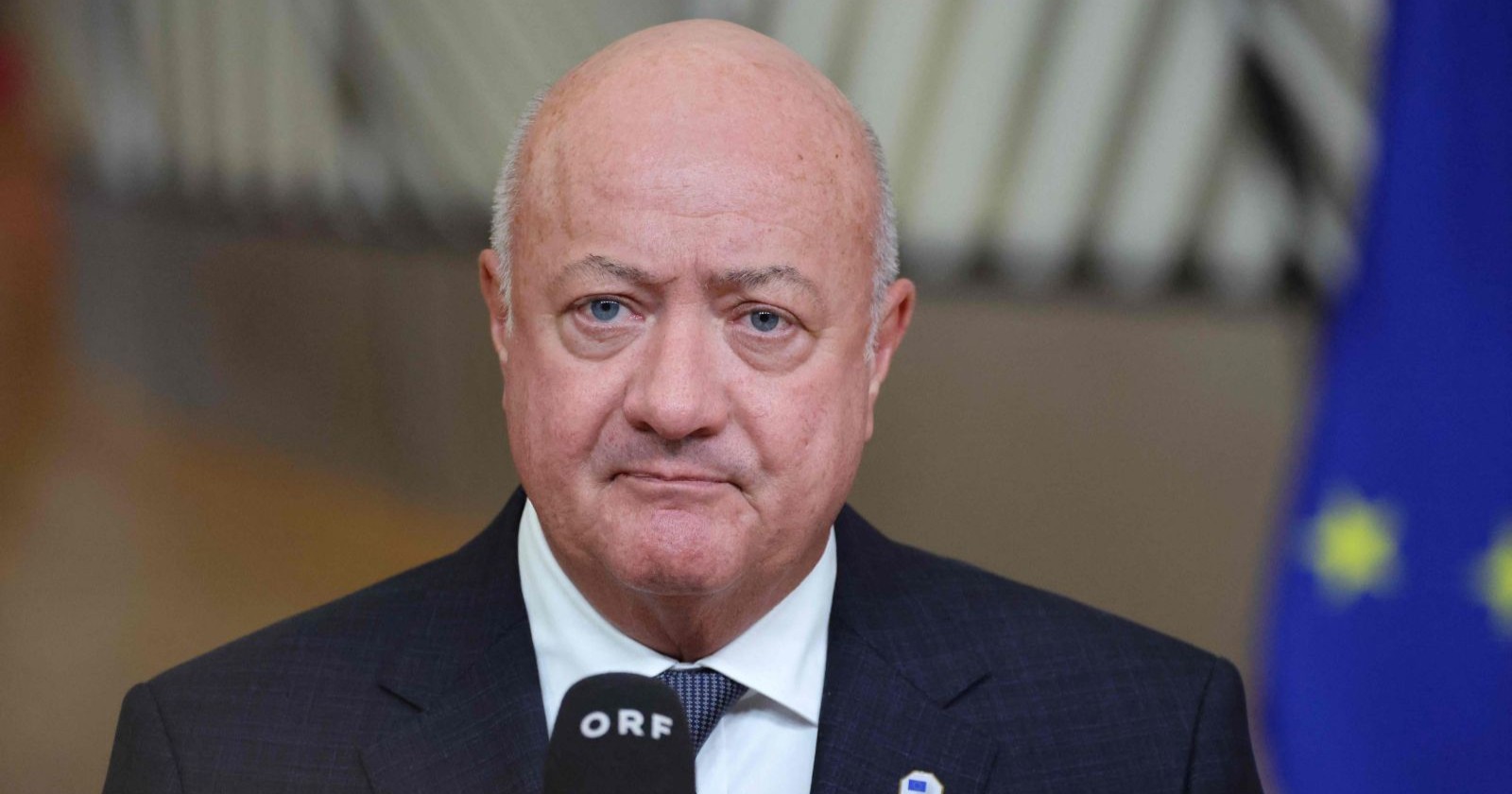 Bundeskanzler Christian Stocker im Hauptquartier der Europäischen Union in Brüssel