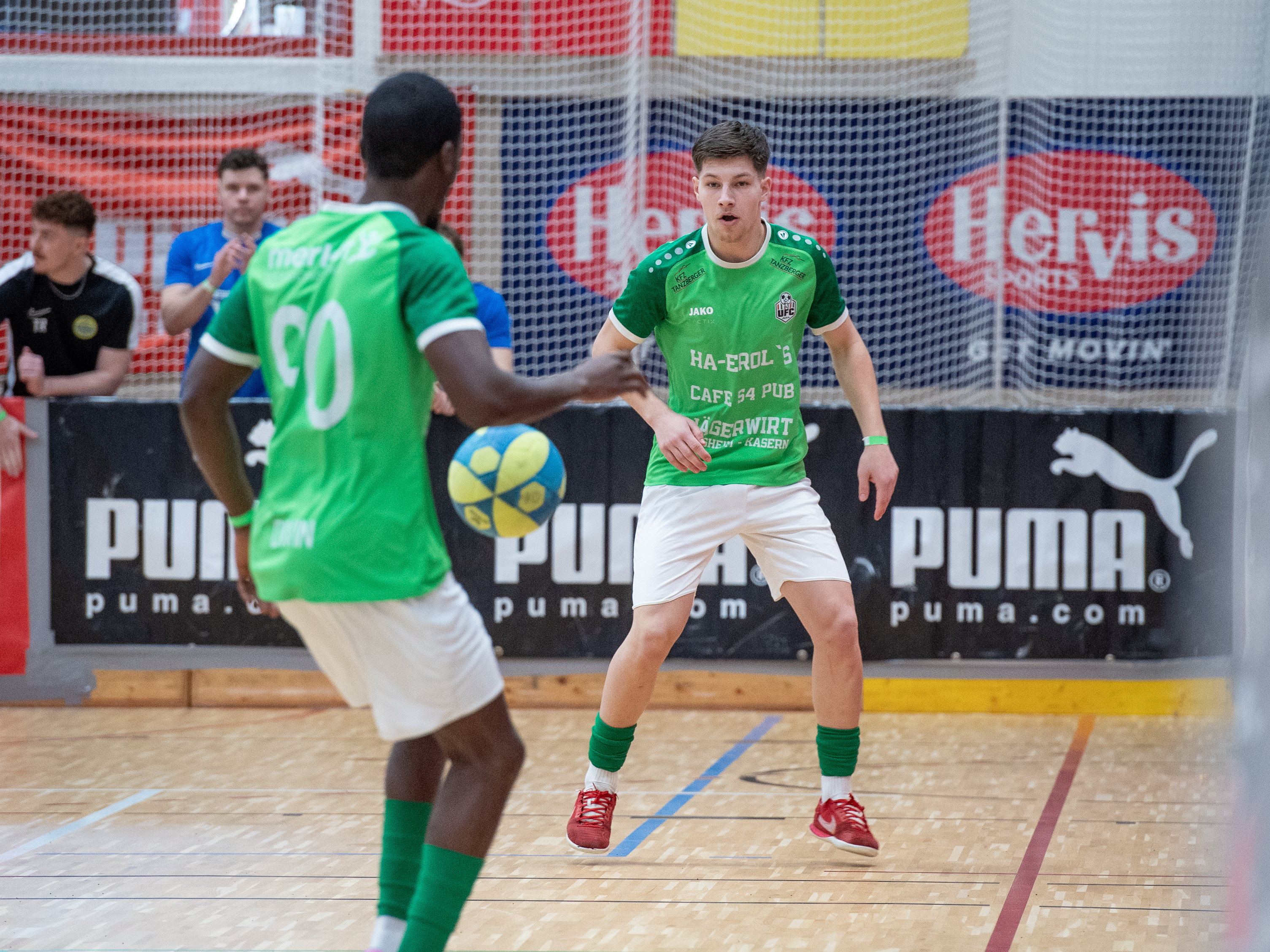 Elias Memic in Aktion für UFC Hallein.