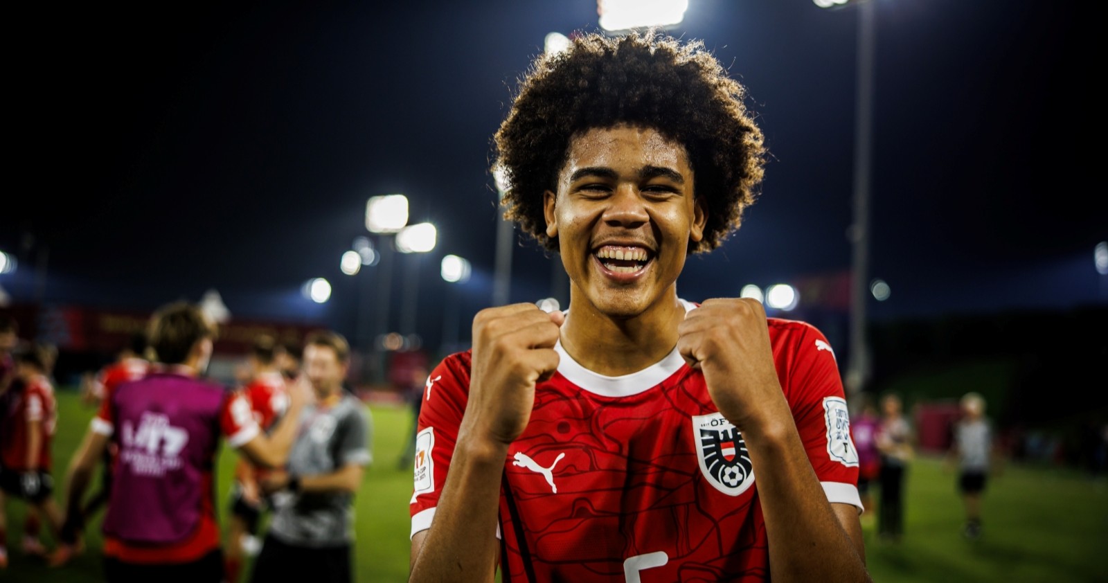 Ifeanyi Ndukwe bei der U17-WM in Katar.