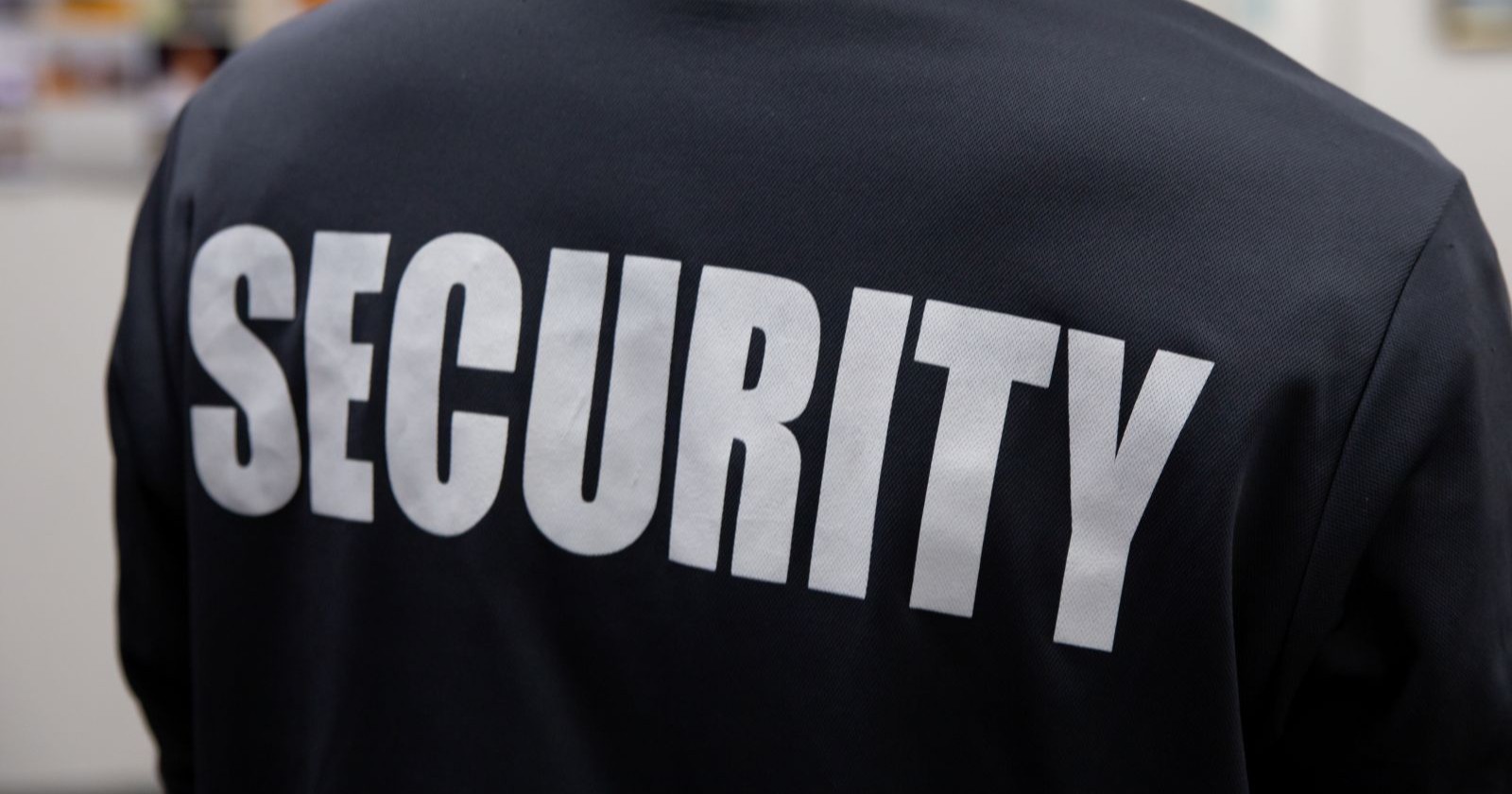 Rücken von Security