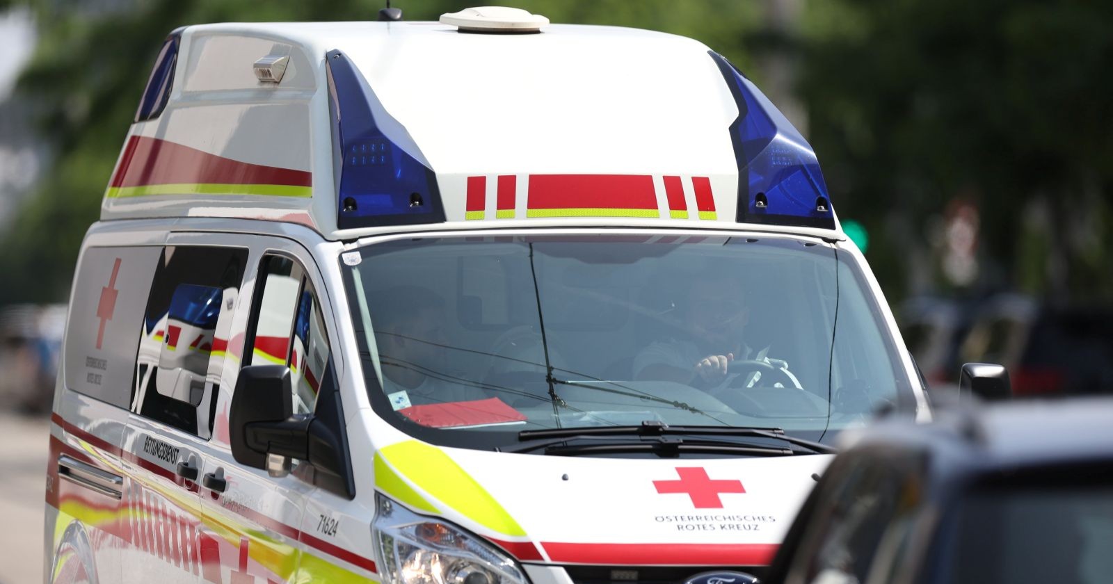 Rettungseinsatz nach einem Unfall